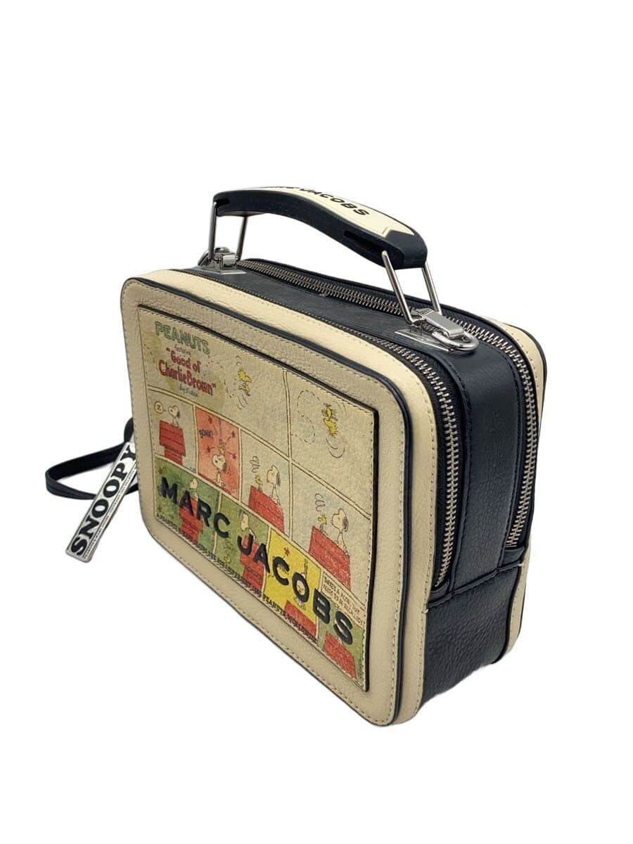 MARC JACOBS x PEANUTS Shoulder Bag Leather WHT All Over Pattern 2