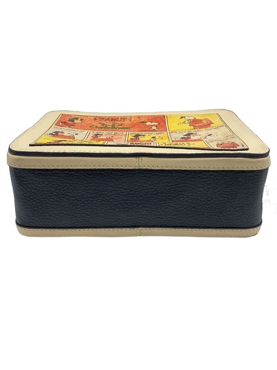 MARC JACOBS x PEANUTS Shoulder Bag Leather WHT All Over Pattern 4