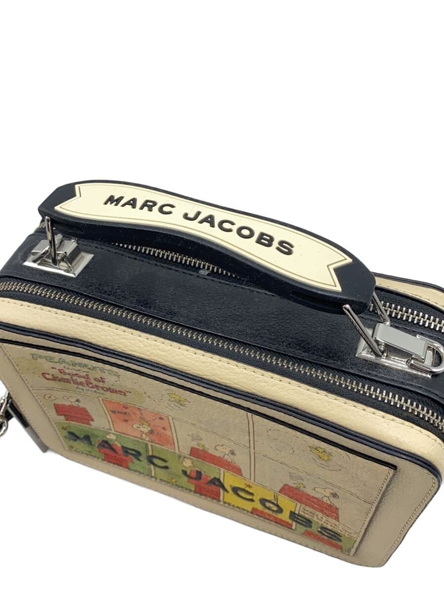 MARC JACOBS x PEANUTS Shoulder Bag Leather WHT All Over Pattern 5