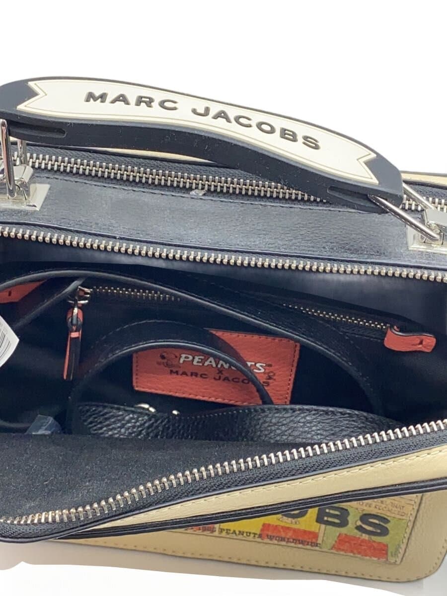 MARC JACOBS x PEANUTS Shoulder Bag Leather WHT All Over Pattern 6