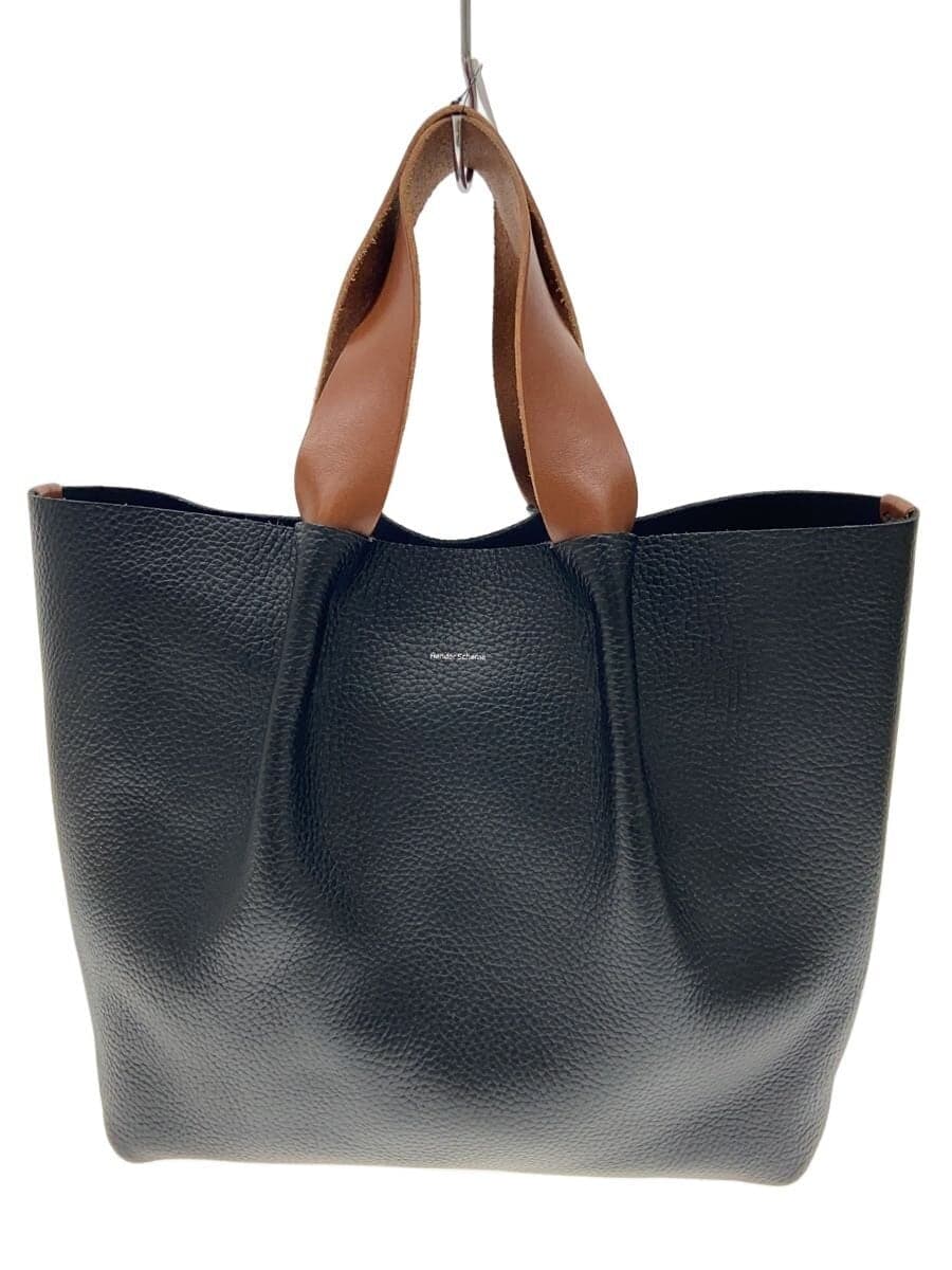 Hender Scheme bag leather black plain