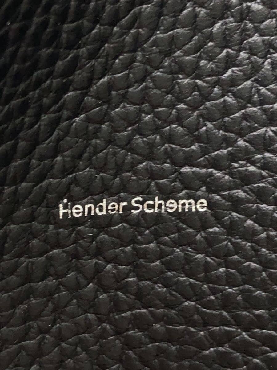 Hender Scheme bag leather black plain 5