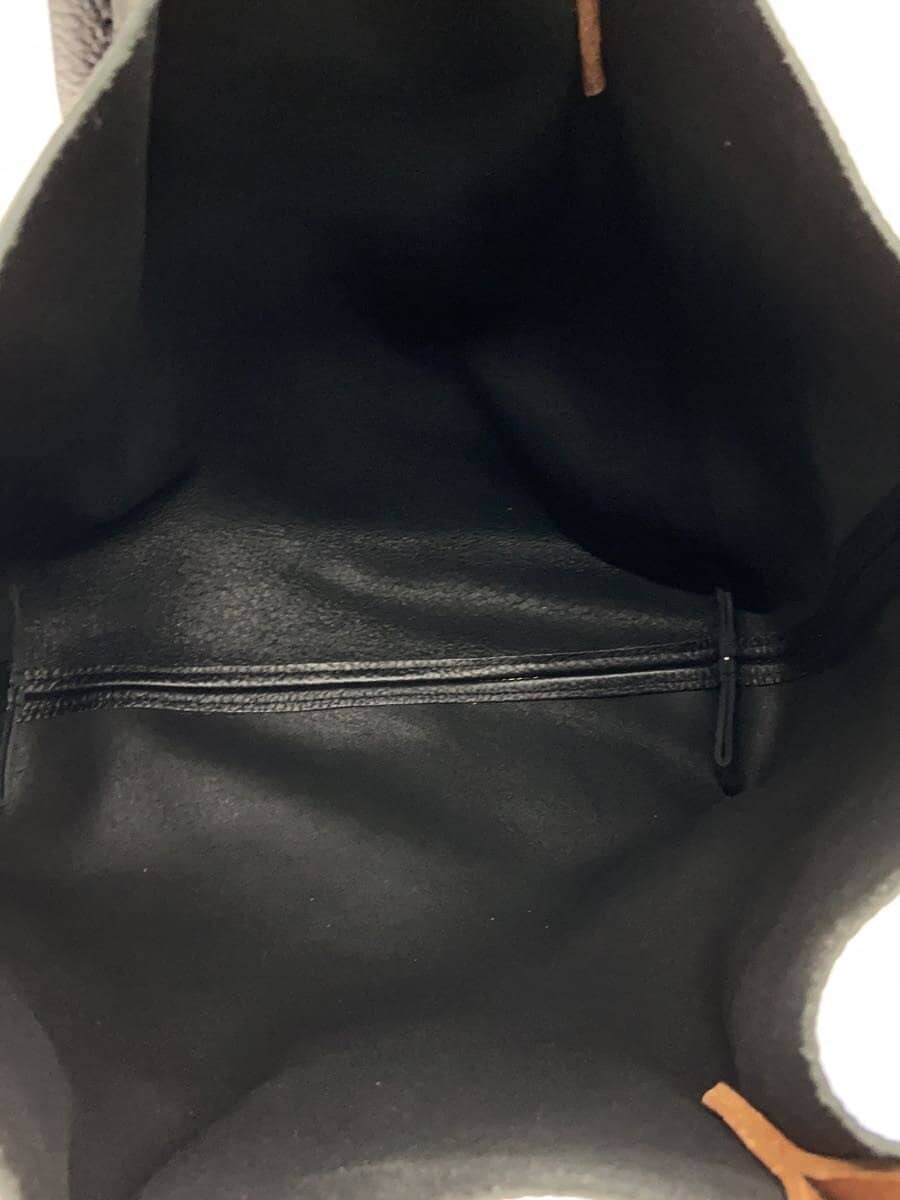 Hender Scheme bag leather black plain 6