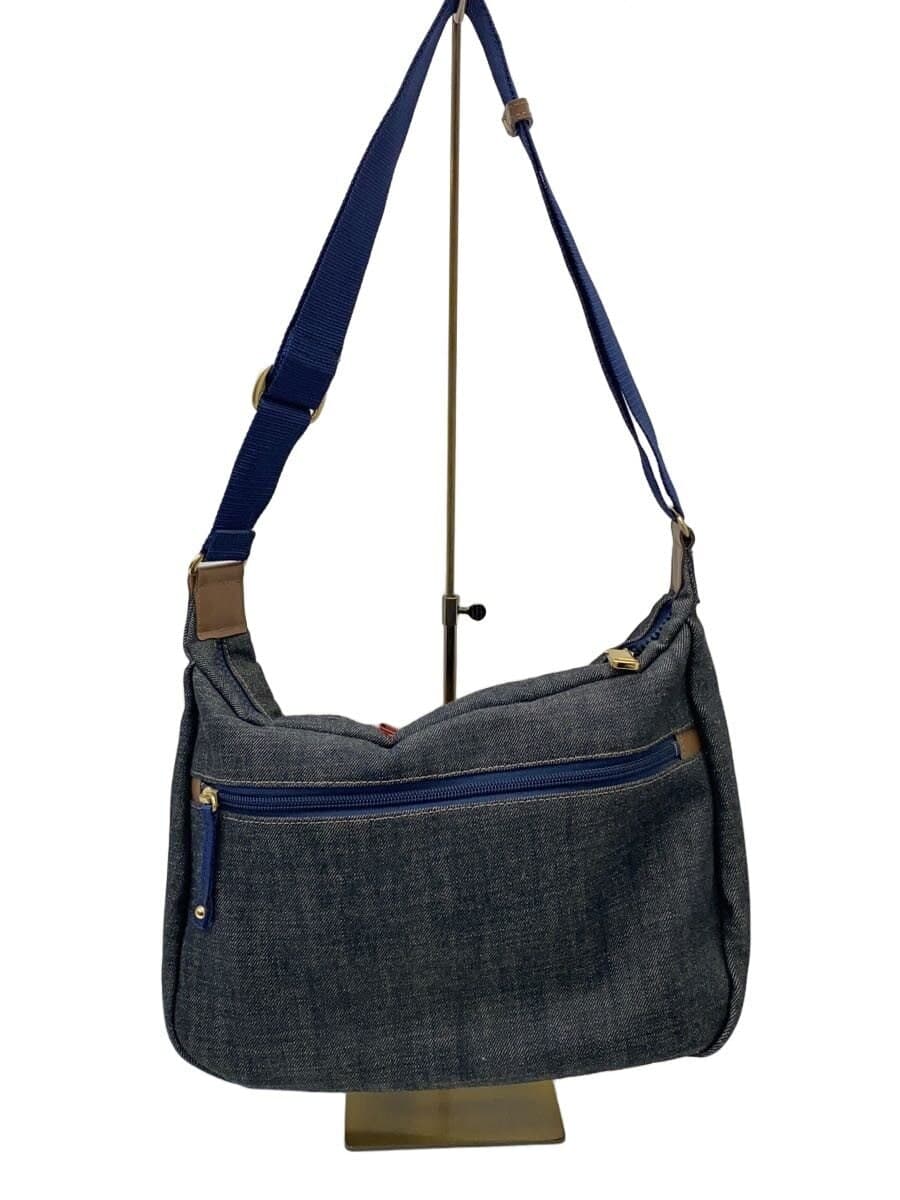 BLUE LABEL CRESTBRIDGE Shoulder Bag Canvas Gray 3