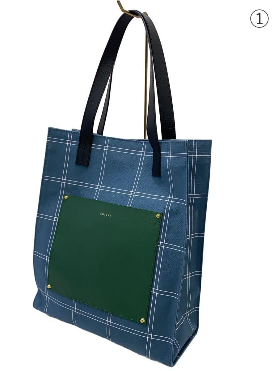 CULLNI Tote Bag Canvas Green 2