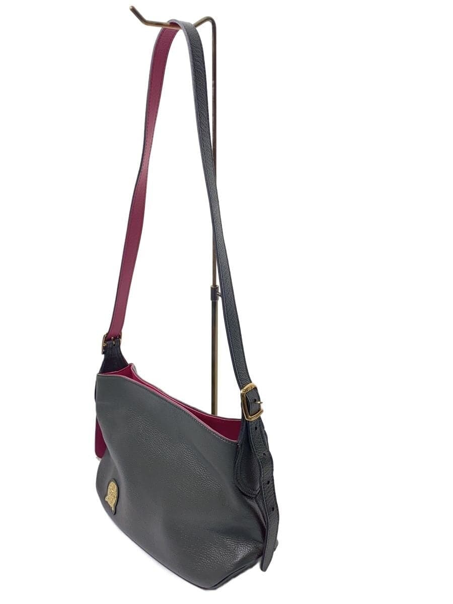 A.D.M.J. Shoulder Bag Leather Gray 2
