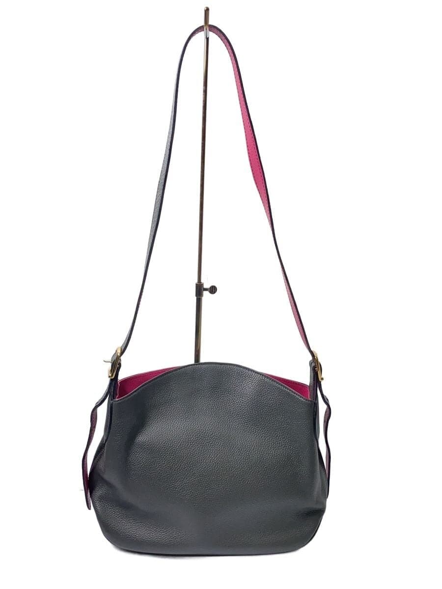 A.D.M.J. Shoulder Bag Leather Gray 3