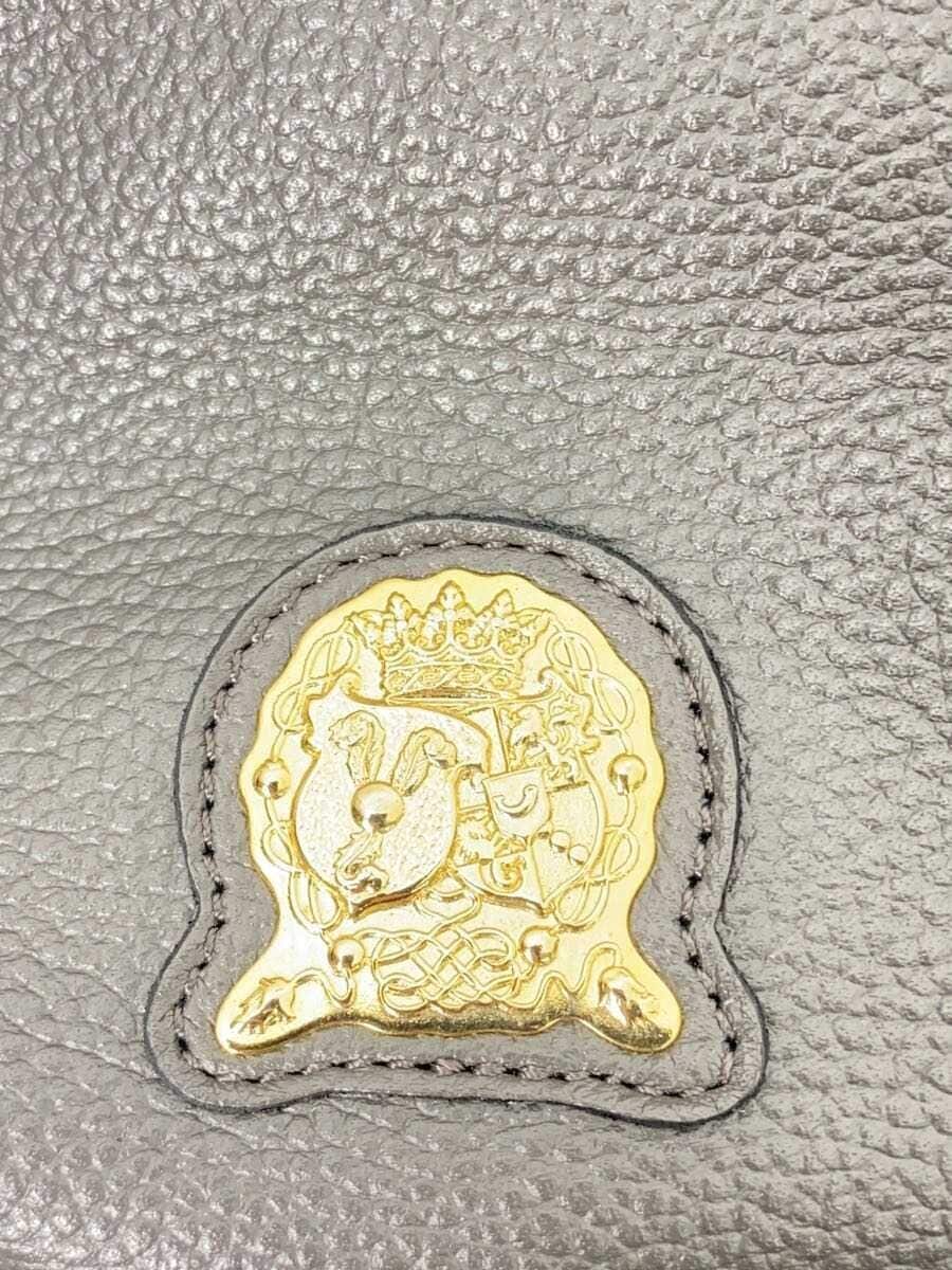 A.D.M.J. Shoulder Bag Leather Gray 5