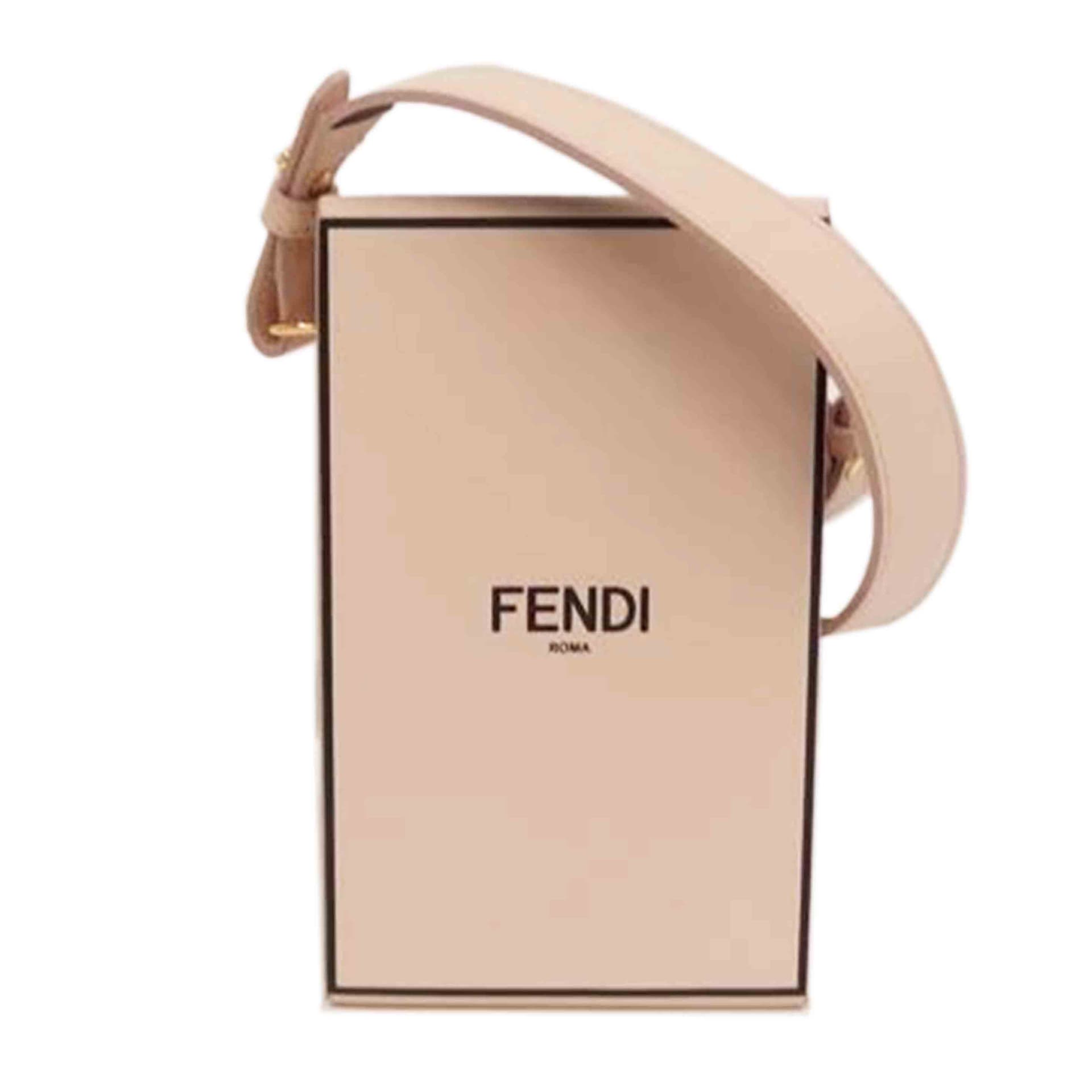 FENDI FENDI Box Shoulder Leather Pink 8BT339-ADP6 AB Grade 82