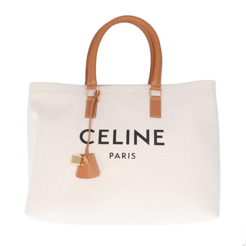 CELINE Celine Horizontal Cabas Canvas Tote Bag F-S****** A Grade 18