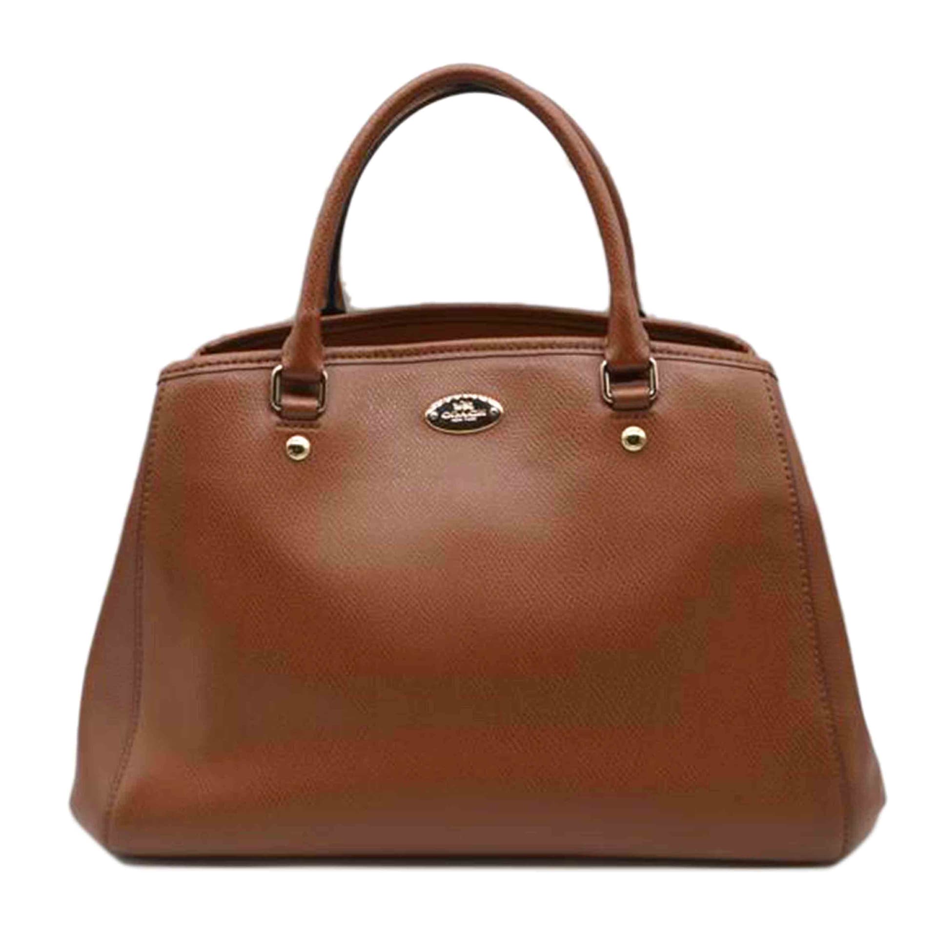 COACH Crossgrain Margot Small 2-Way Leather Hand F34607 H15** A Grade 89