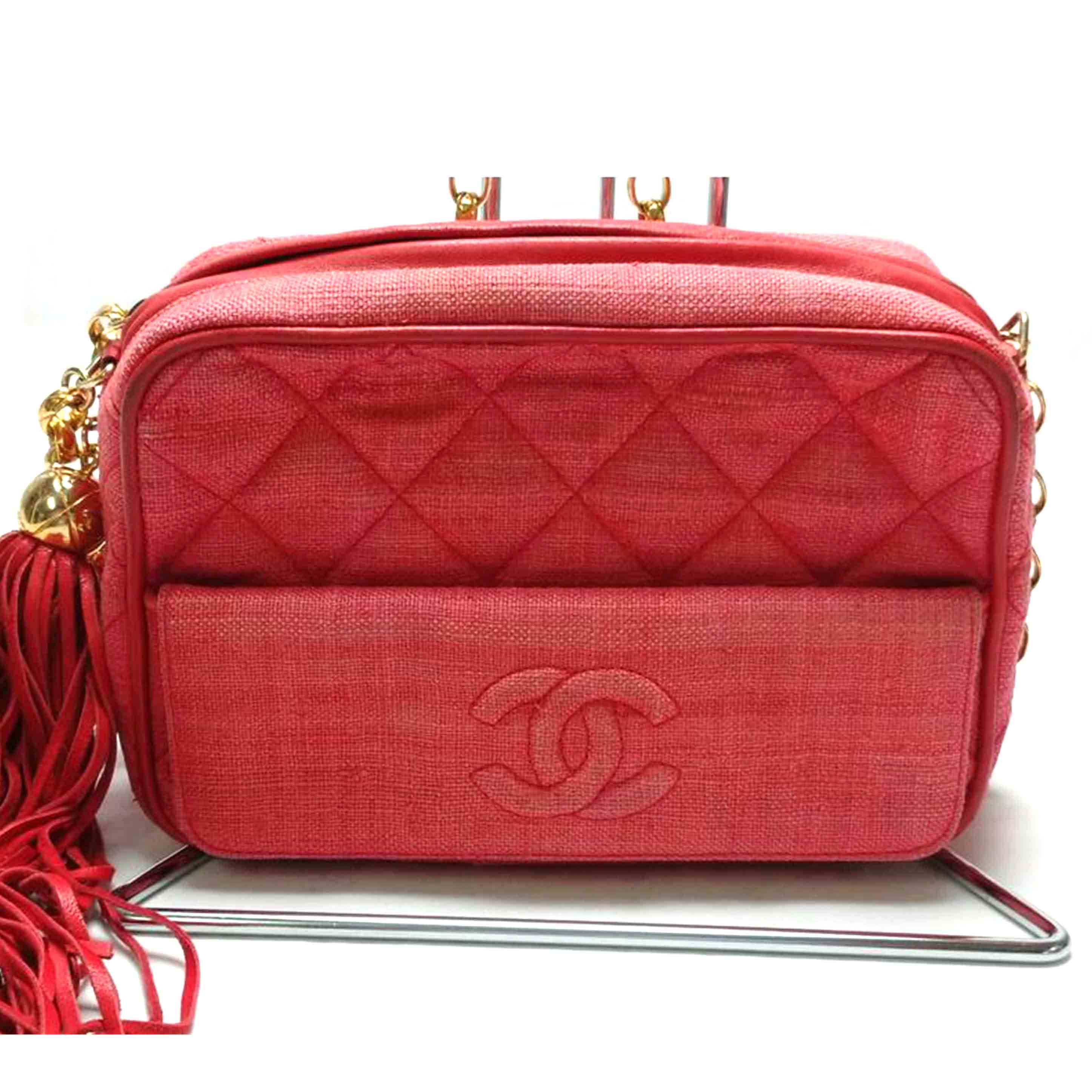 CHANEL Chanel Coco Mark Chain Shoulder Fringe E210602-8 198**** B Rank 52Used