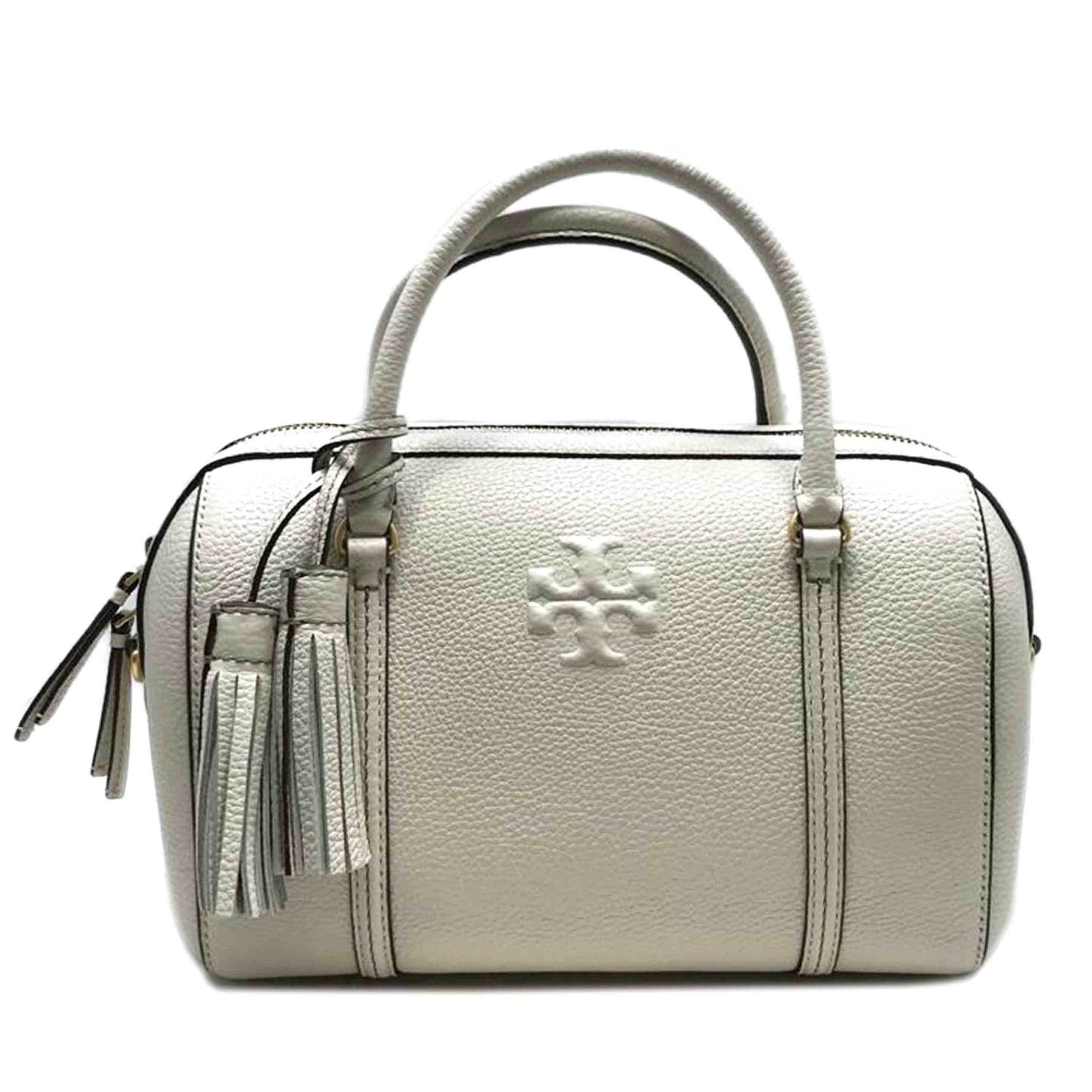 TORY BURCH Tory Burch Shoulder Bag Tia Leather Small Satchel 141955 B Grade 51