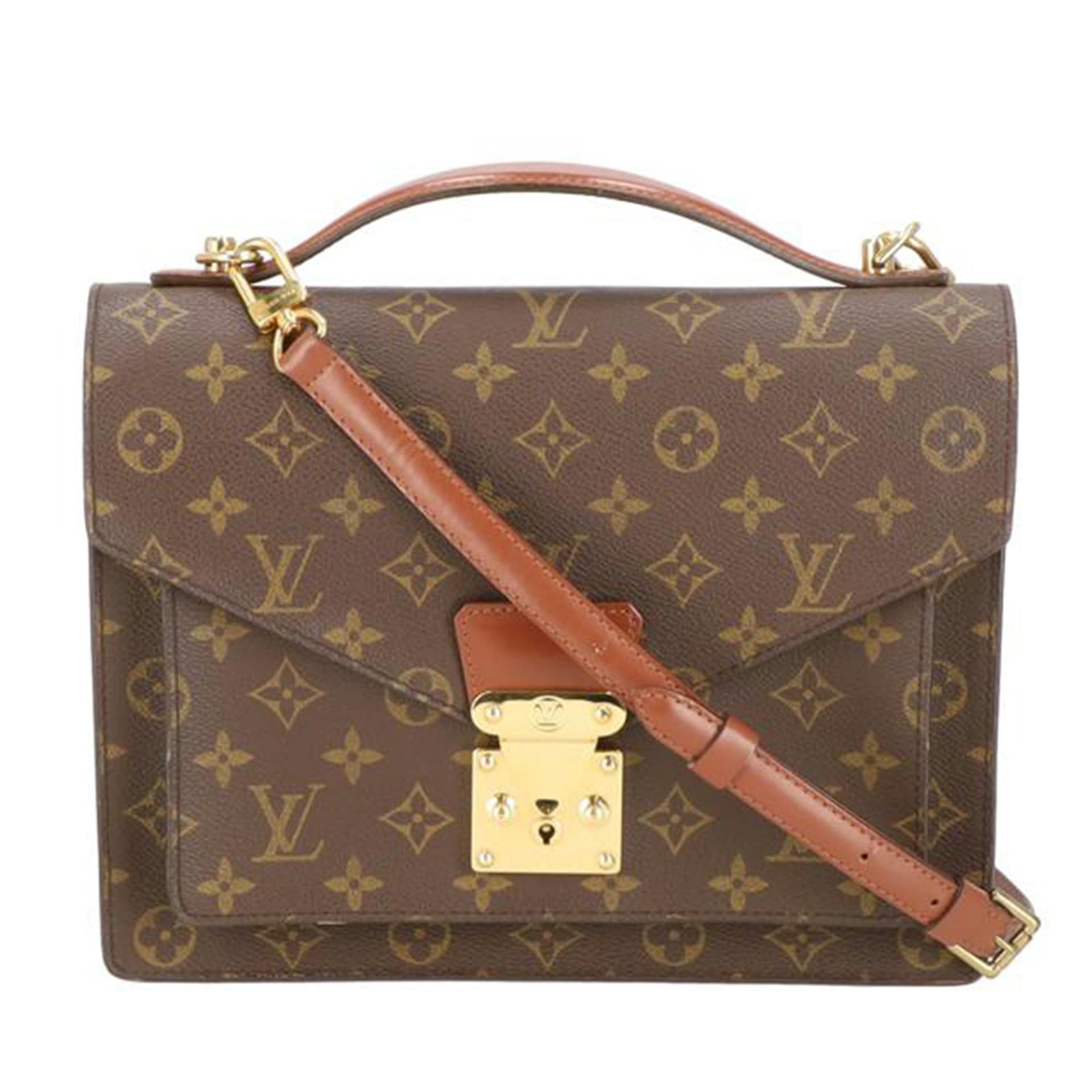 LOUIS VUITTON Monceau Monogram M51185 B Grade 93