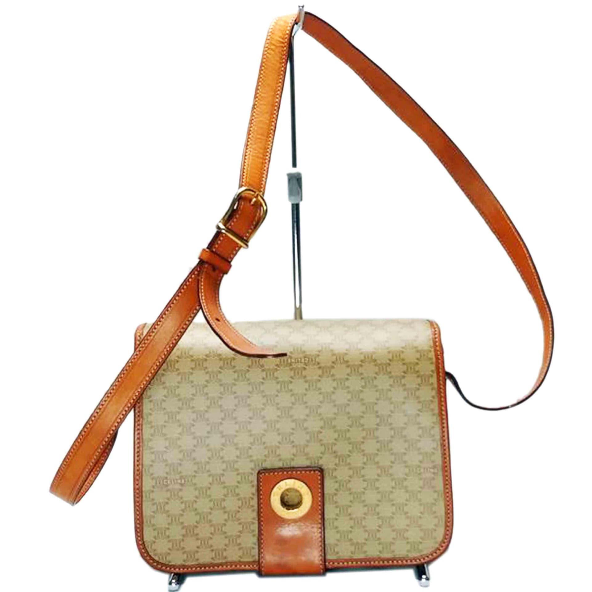 CELINE Celine Macadam Pattern Circle Logo Shoulder Bag M13 BC Rank 52 [Used] M13