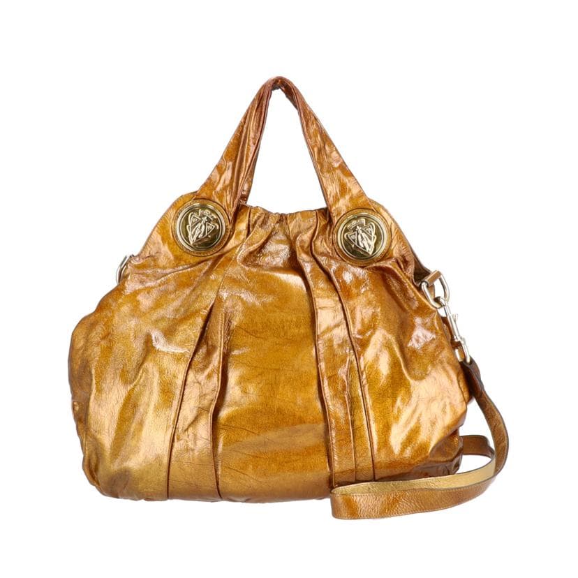 GUCCI Hysteria Patent Leather 2WAY Bag 197016 001*** AB Rank 91 [Used] 197016