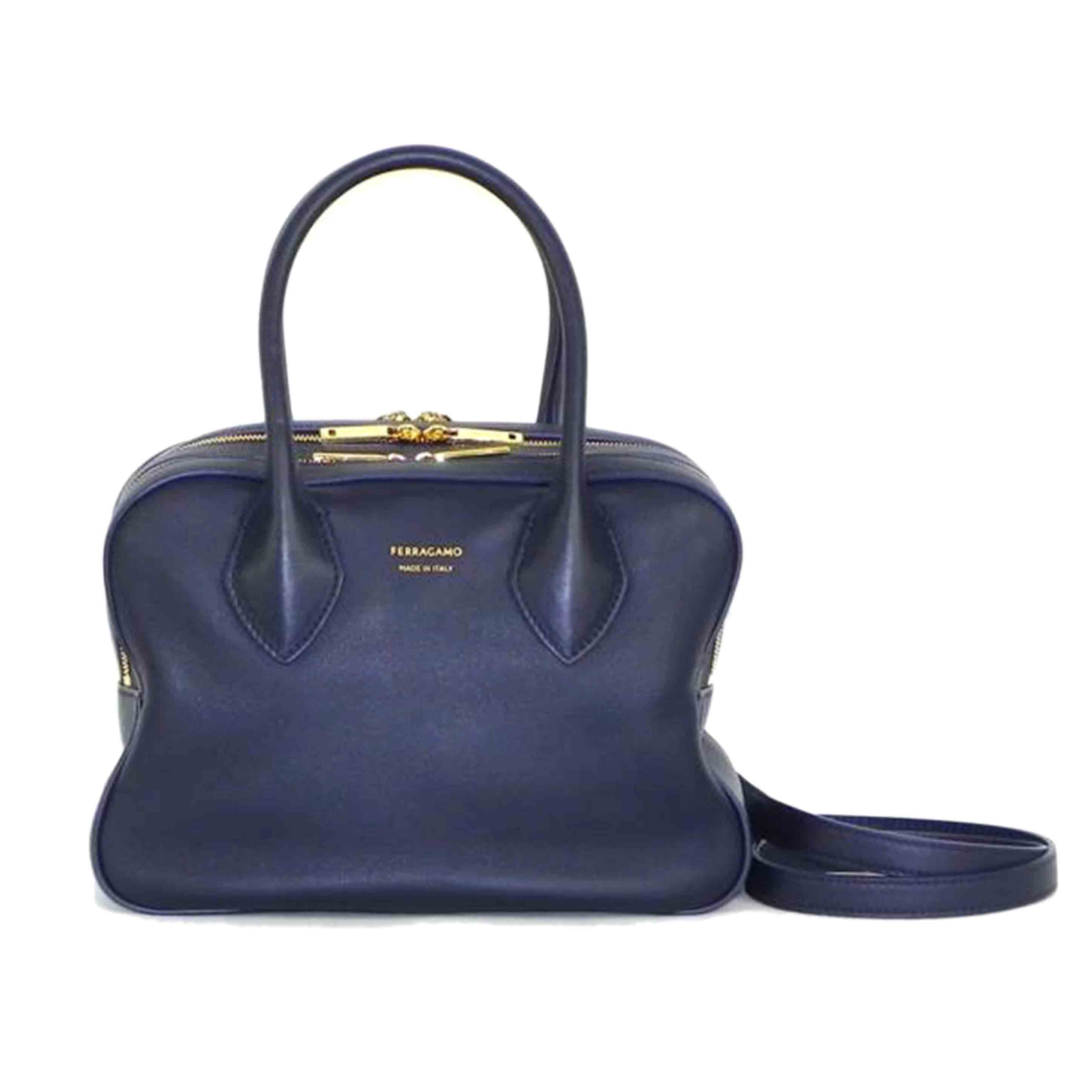 FERRAGAMO Ferragamo 2-way shoulder bag GG-218958 A rank 81Used GG-218958