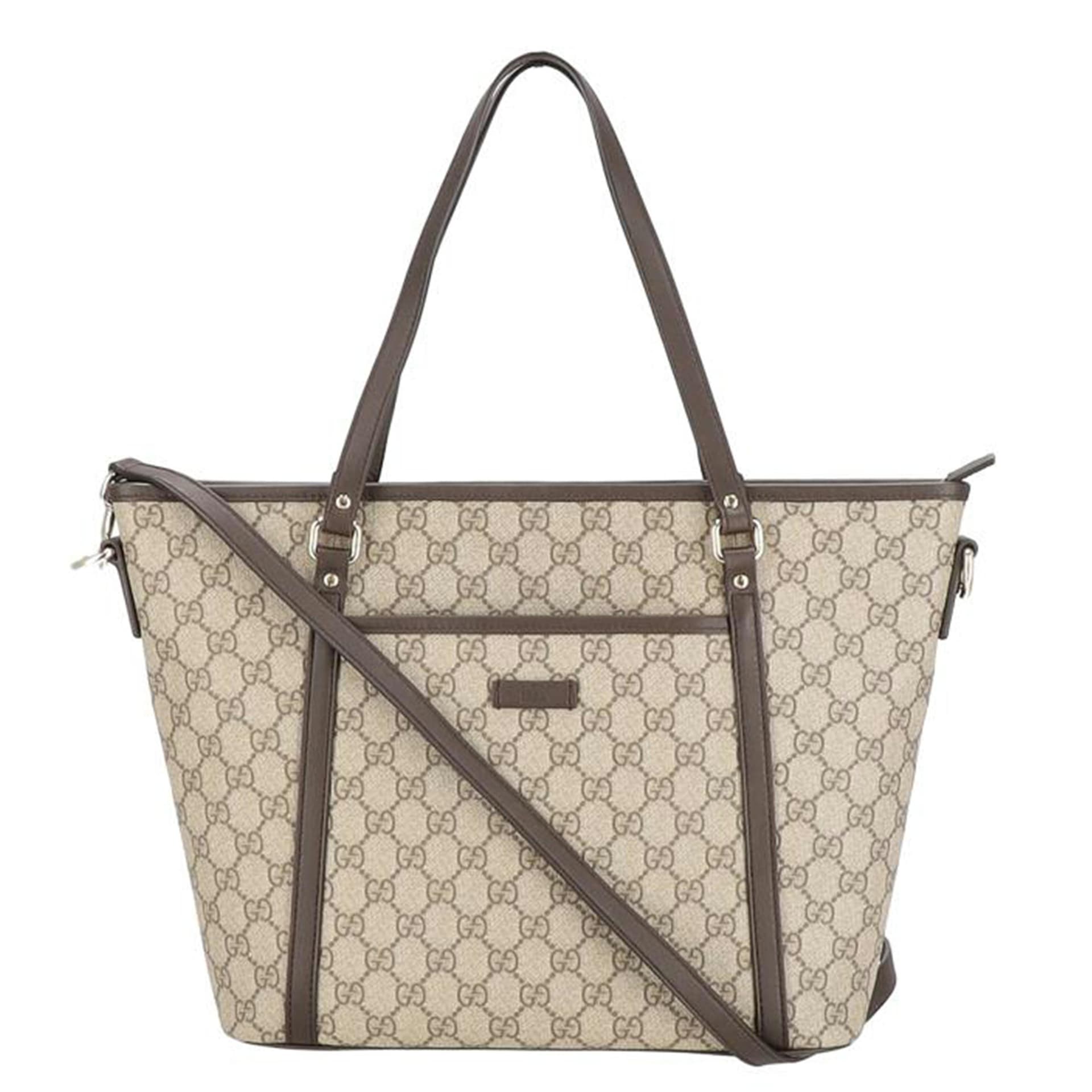 GUCCI GG Supreme 2-way Leather Tote 388929 525*** SA Rank 89 [Used] 388929