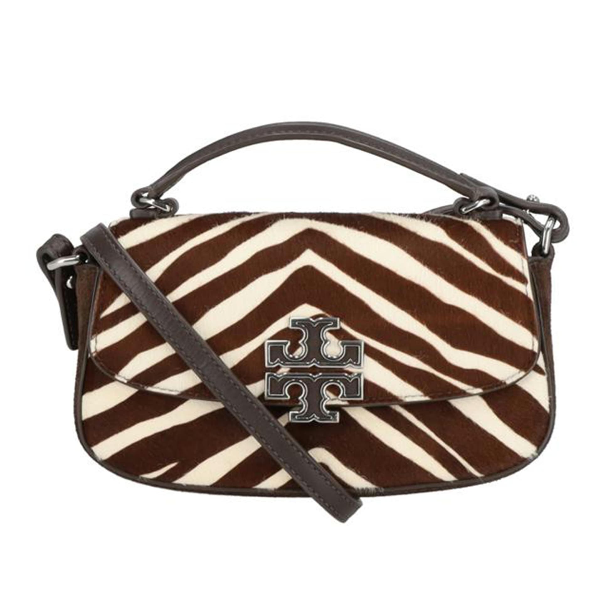 TORY BURCH Tory Burch Zebra Pattern Shoulder Bag AB Grade 94