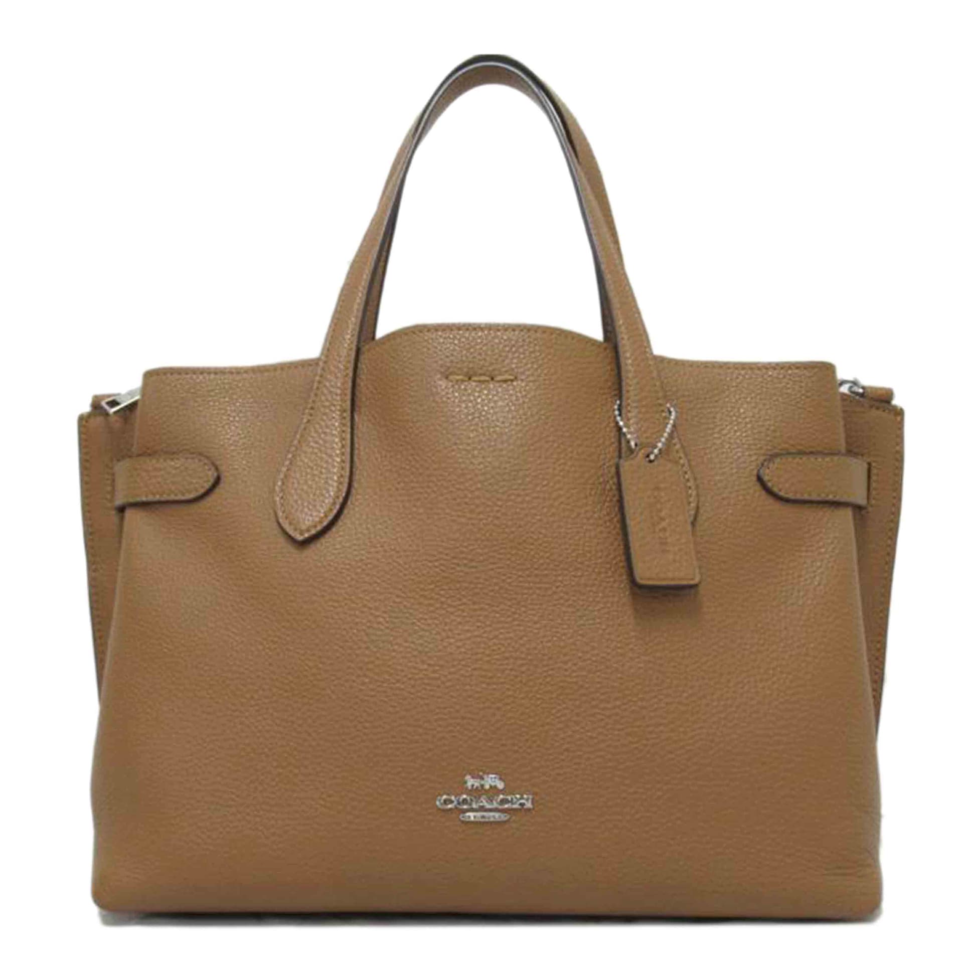 COACH 2-Way Bag Leather CH195 F23** AB Grade 63