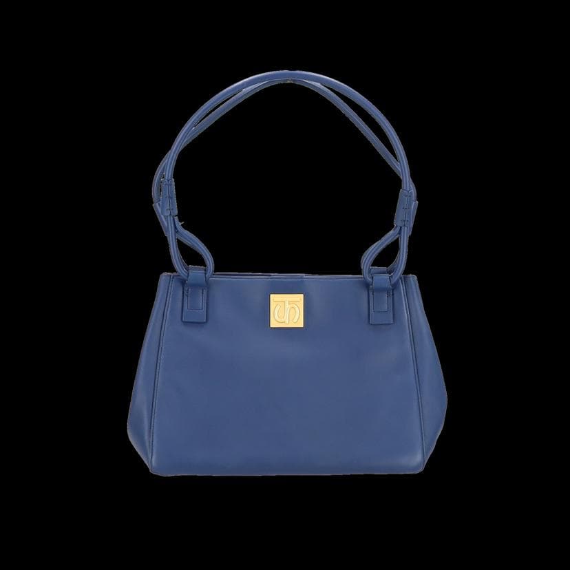 Samantha Thavasa Samantha Thavasa Emblem Rope Tote Bag Blue AB Grade 06