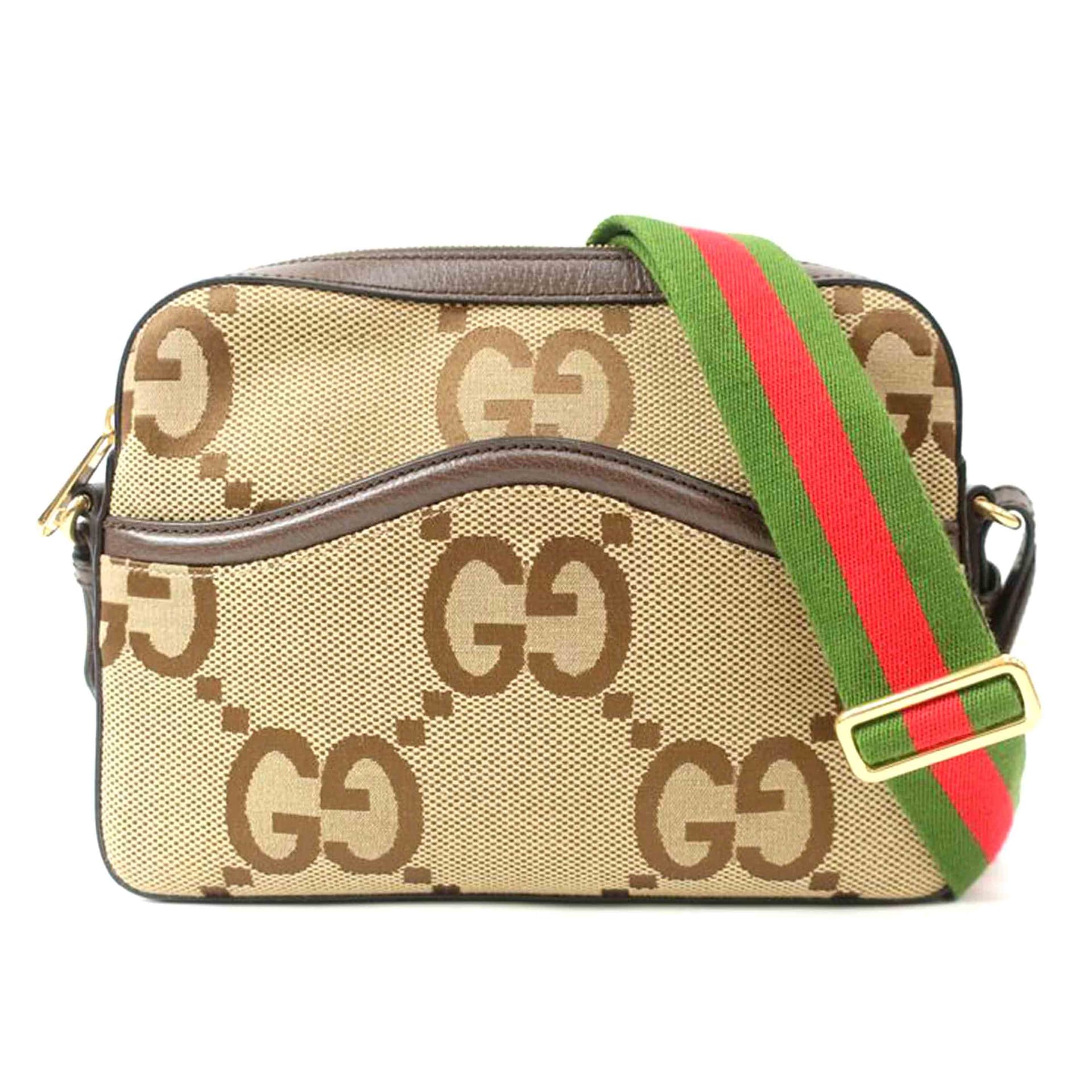 GUCCI Jumbo GG Messenger Shoulder Bag AB Rank 65 [Used]