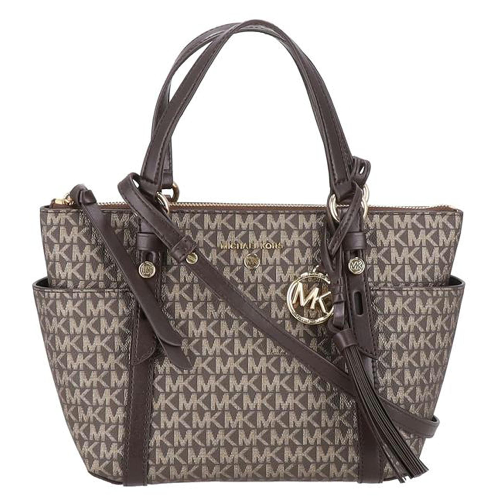 Michael Kors Michael Kors Sullivan Signature Small Top Zip Tassel Tote 30H1GUPT1V FH1***** SA Grade 22