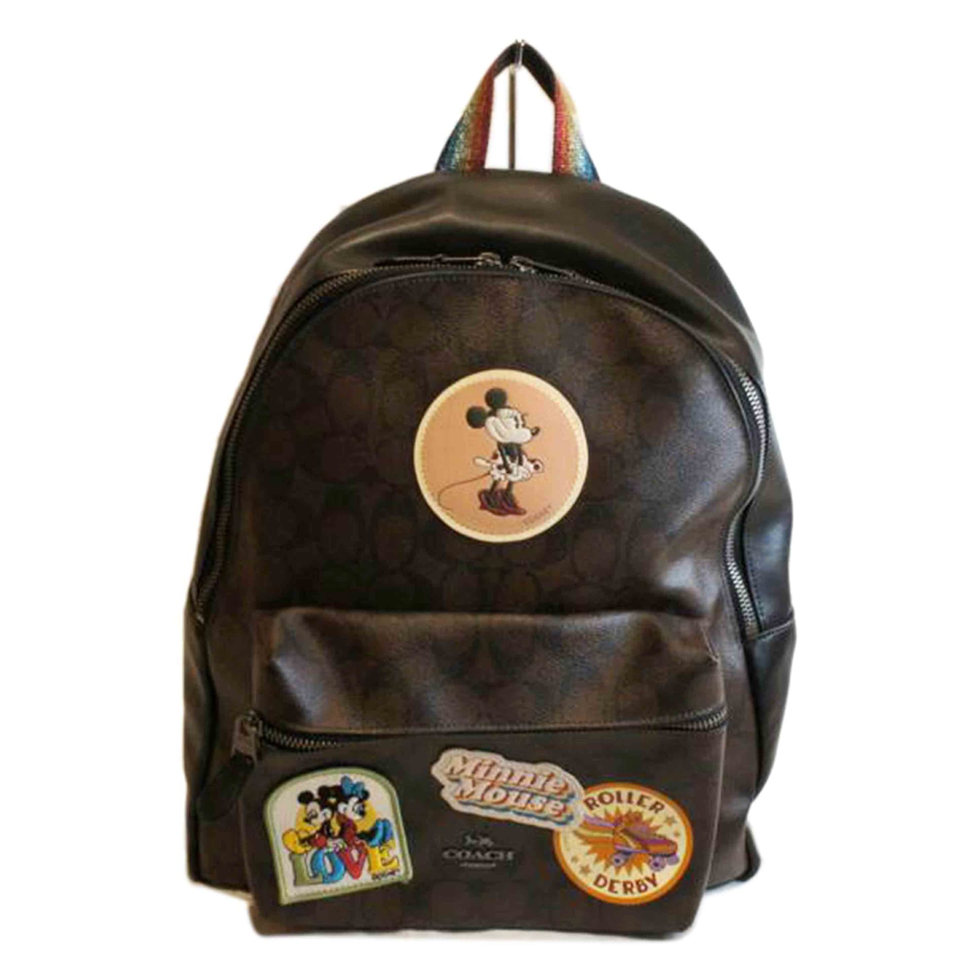 COACH Disney Collab PVC Signature Backpack F29355 A18** A Grade 92