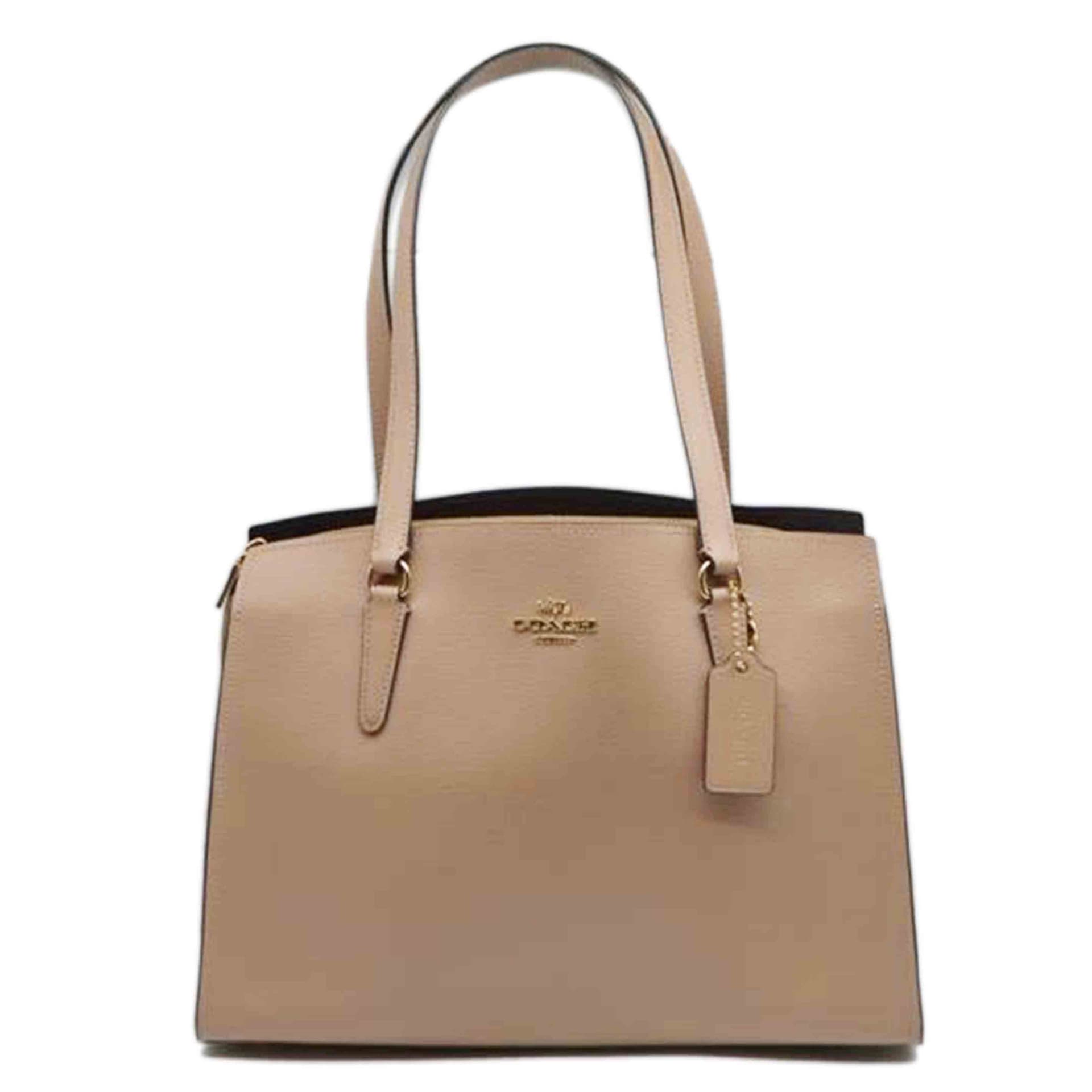 COACH COACH Tatum Carryall Crossgrain Leather Tote C4078 C21** A Grade 89