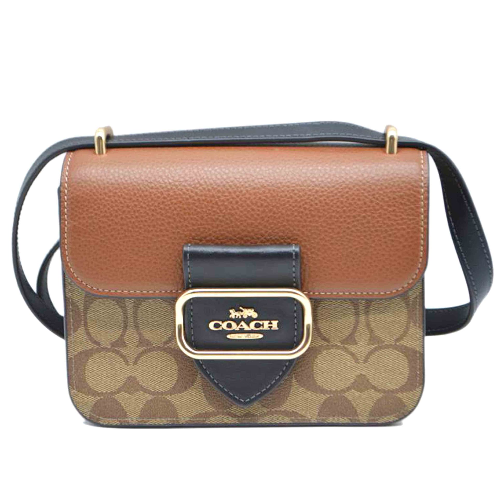 COACH Signature Morgan Color Block Leather Shoulder CL462 M23** SA Grade 89