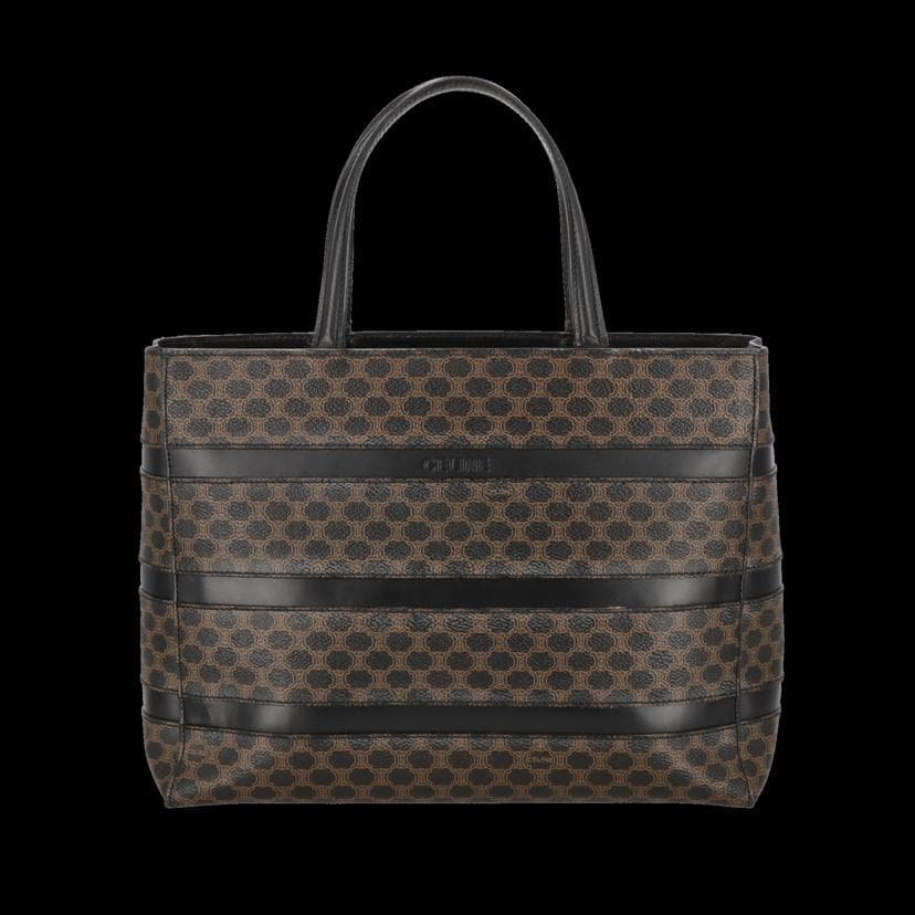 Rare & Vintage ARCHIVECELINE Macadam Leather Stripe Tote MC9* AB Rank 24Used