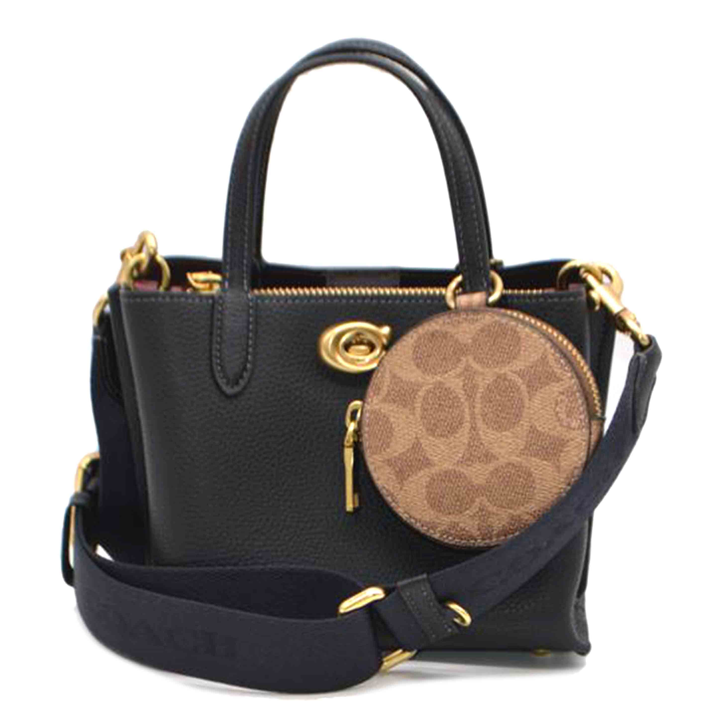 COACH Willow Tote Bag 18 Polished Pebble Leather CW549 J24** SA Grade 89