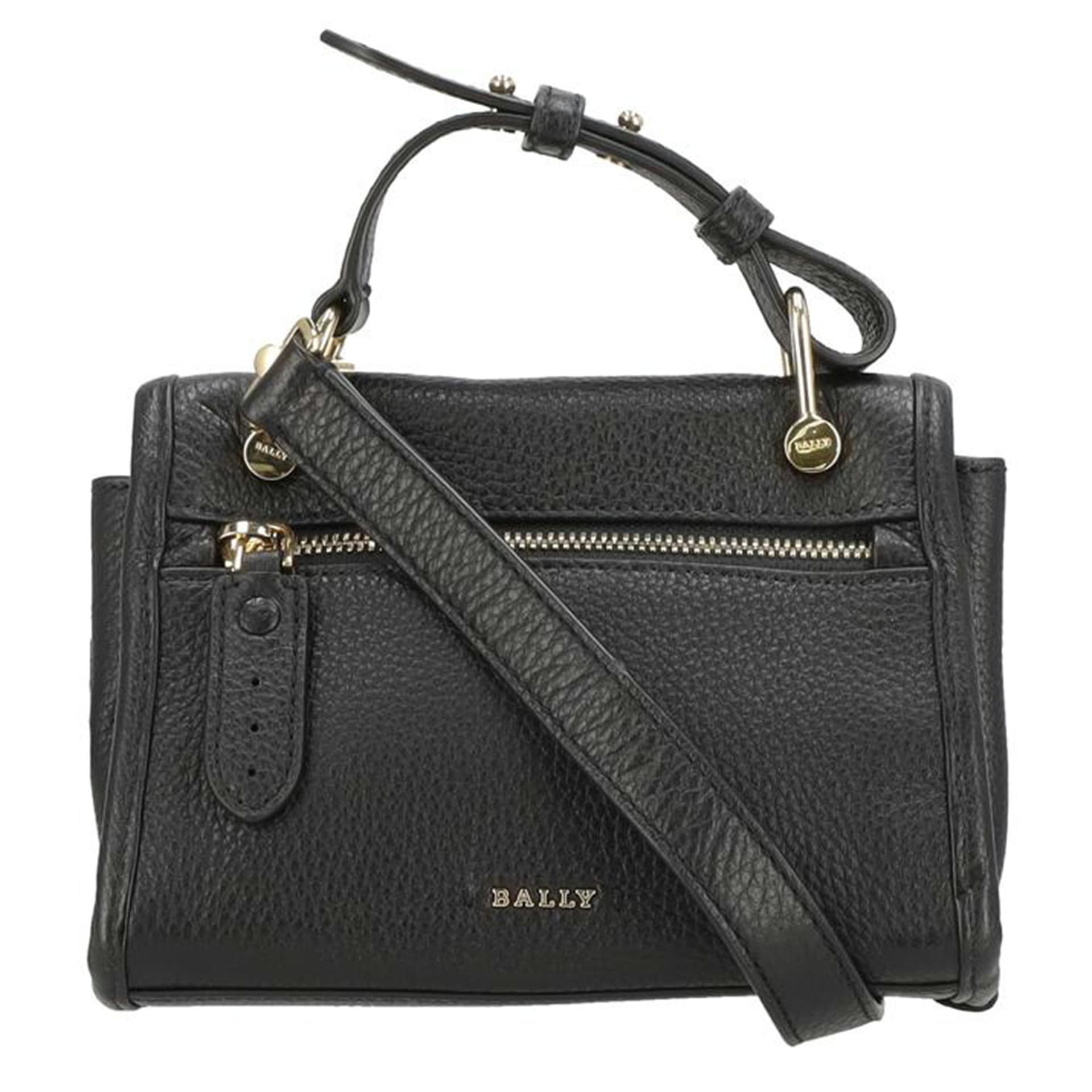 BALLY Bally Tote Blue Mu XS 2-Way Shoulder AB Grade 91