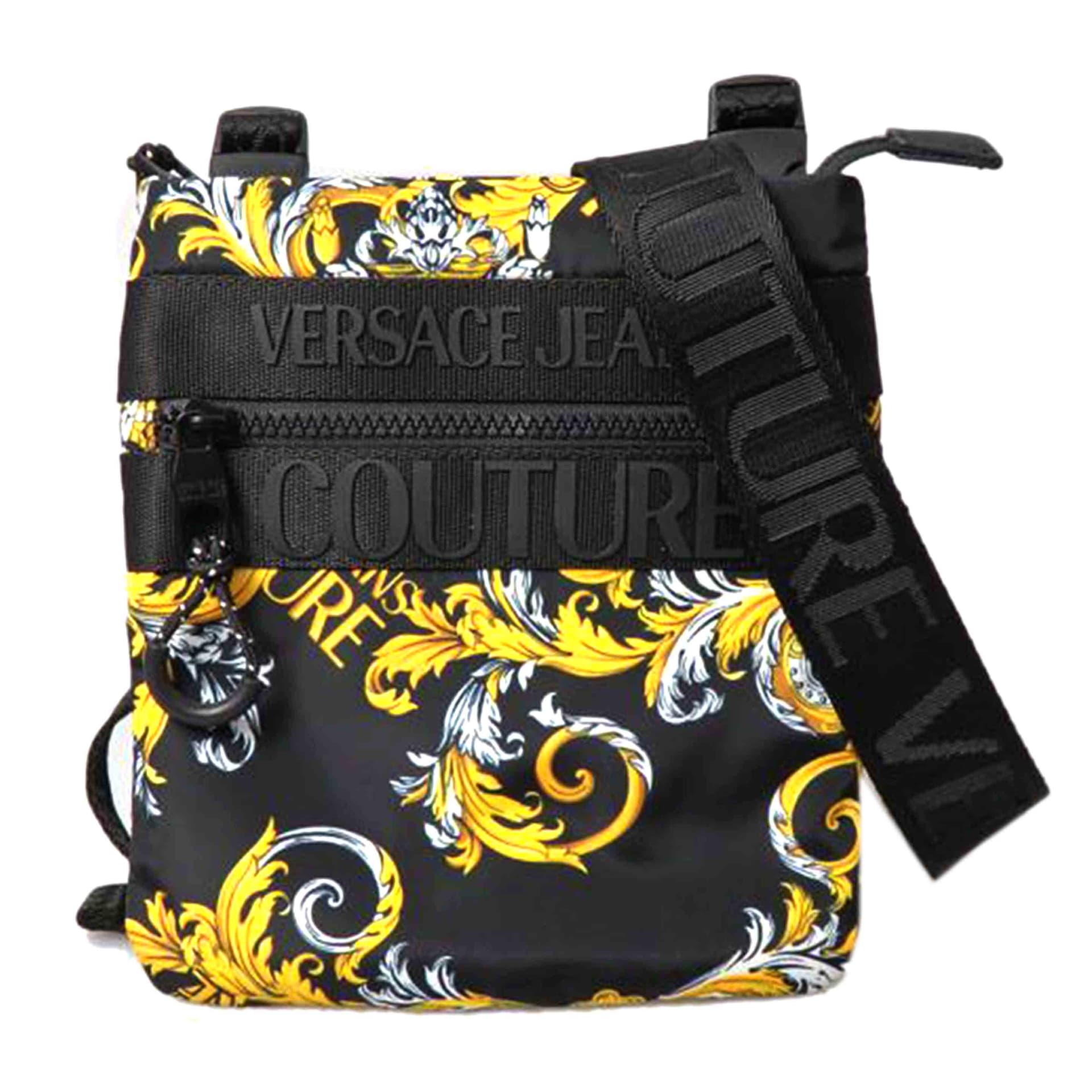 VERSACE JEANSE COUTURE Versace Jeans Couture Shoulder Bag Black E1YZAB64 A Grade 76