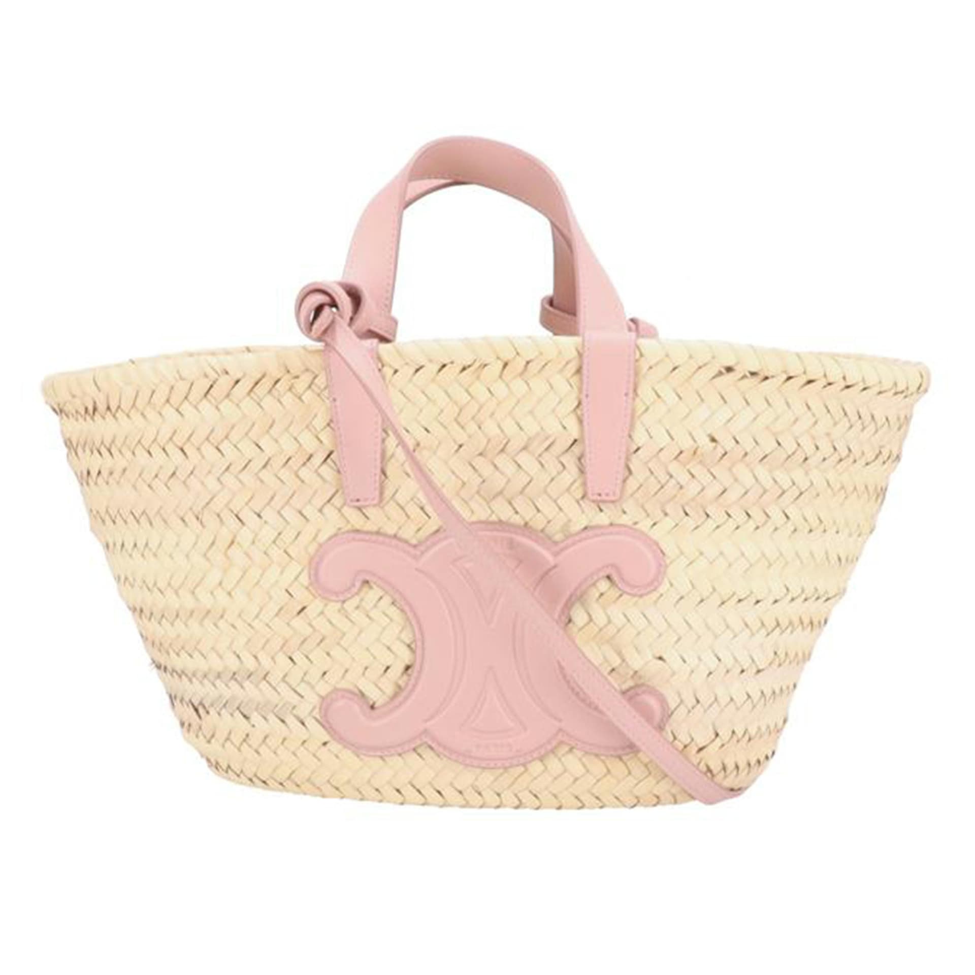 CELINE Teen Triomphe Classic Pannier 2WAY Basket Bag AB Rank 18Used