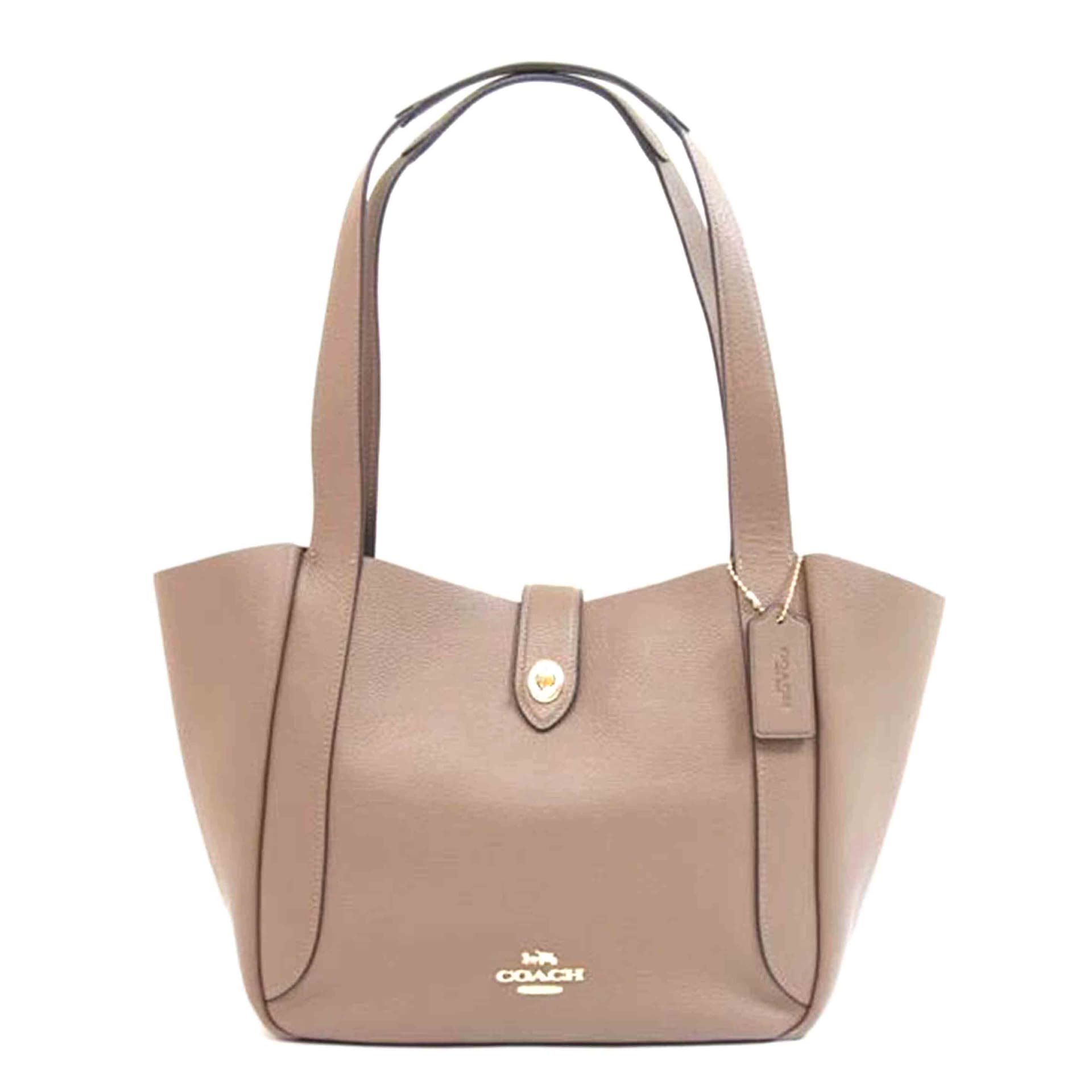 COACH Hadley Turnlock Tote Bag CAL17 E25** Grade A 71 [Used] CAL17