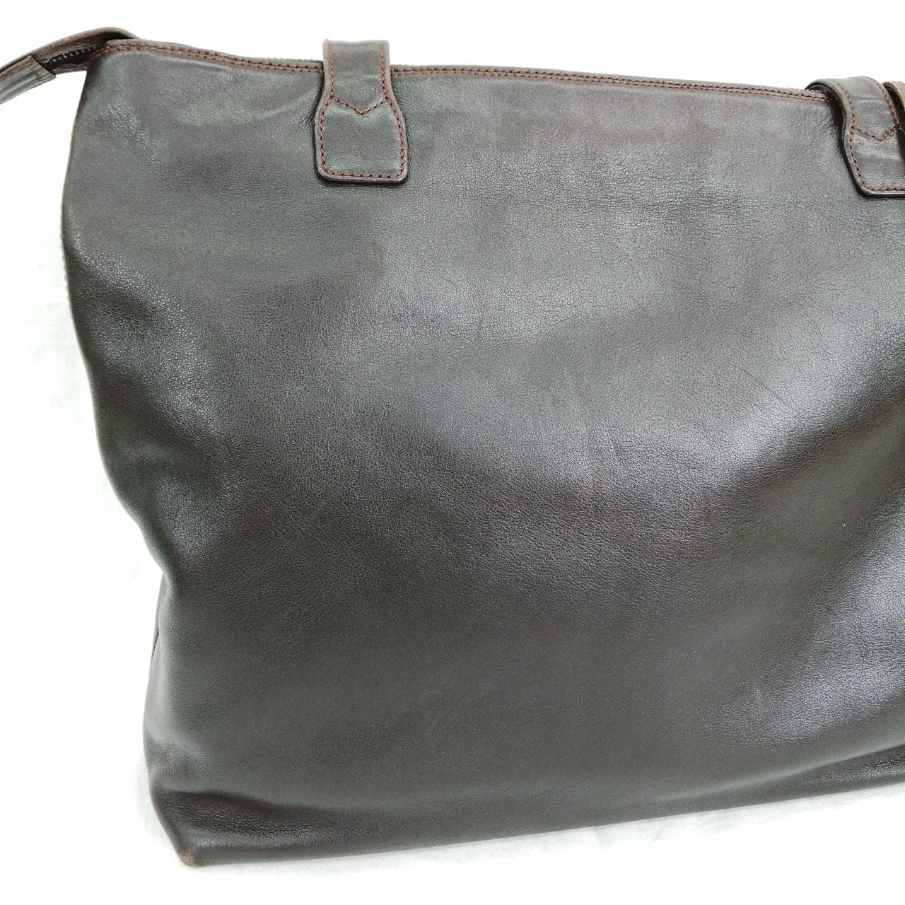 Leather tote bag 6