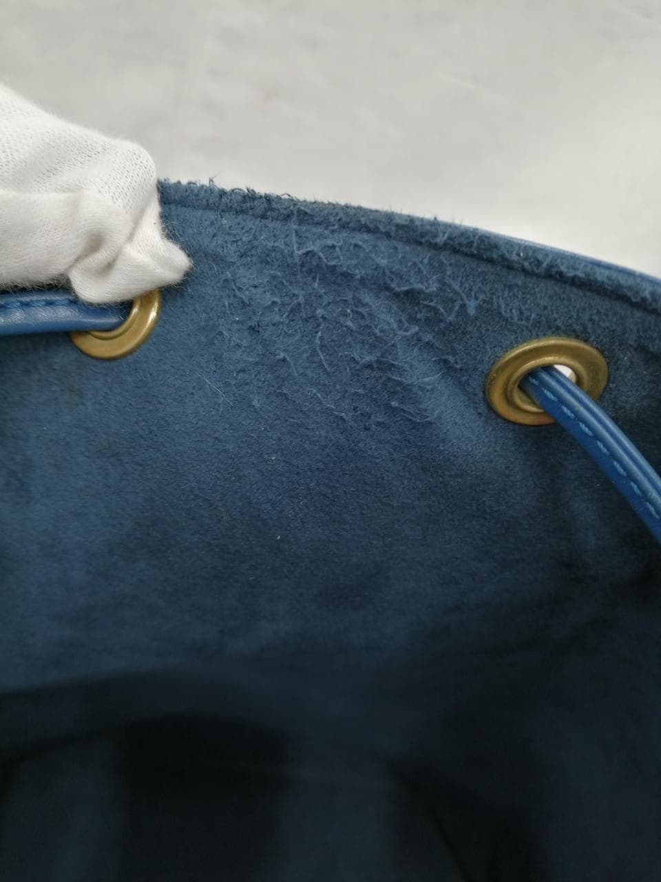 Epinoe Drawstring Shoulder Bag Blue M44005 17