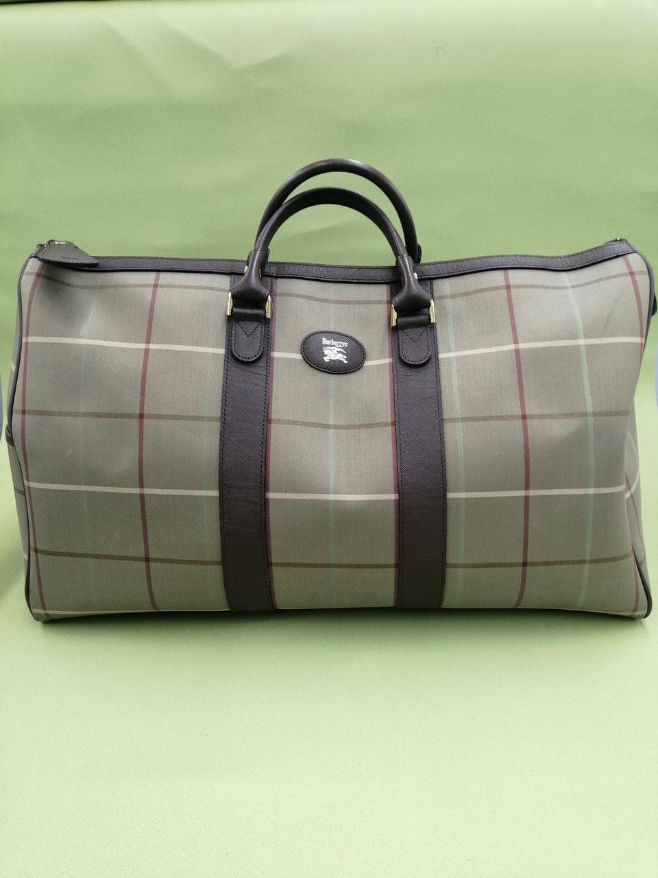 Boston bag with Nova check pattern