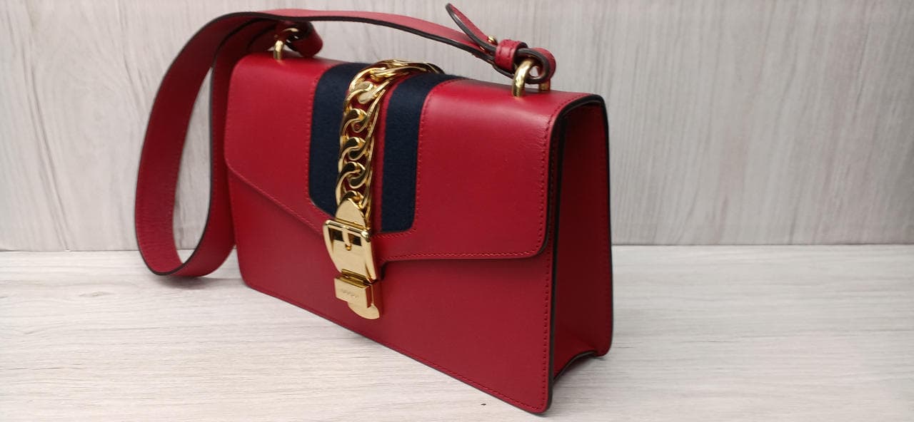 Sylvie Leather Shoulder Bag 421882 2