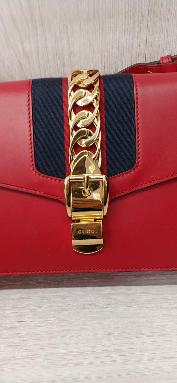 Sylvie Leather Shoulder Bag 421882 5