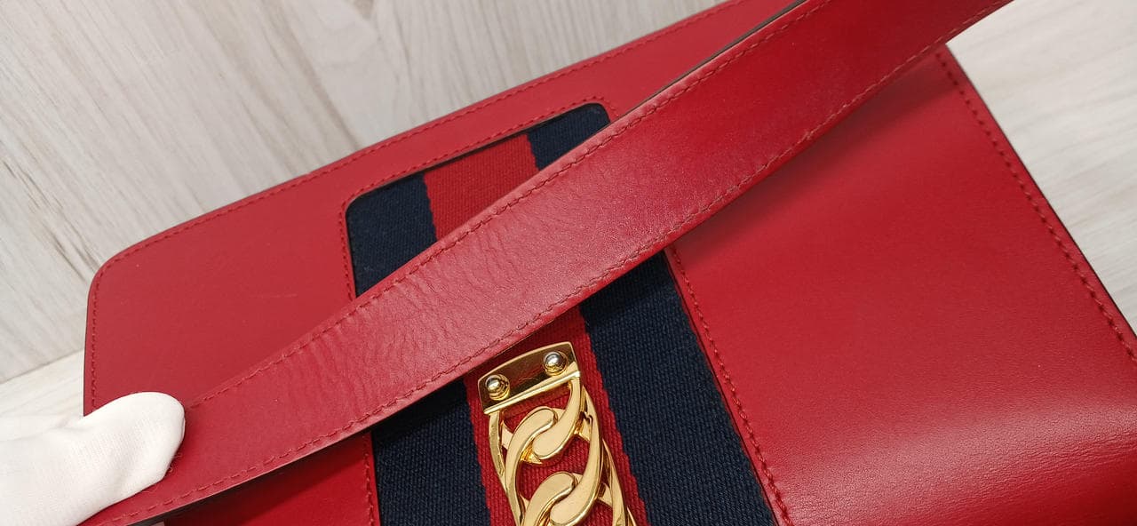 Sylvie Leather Shoulder Bag 421882 11