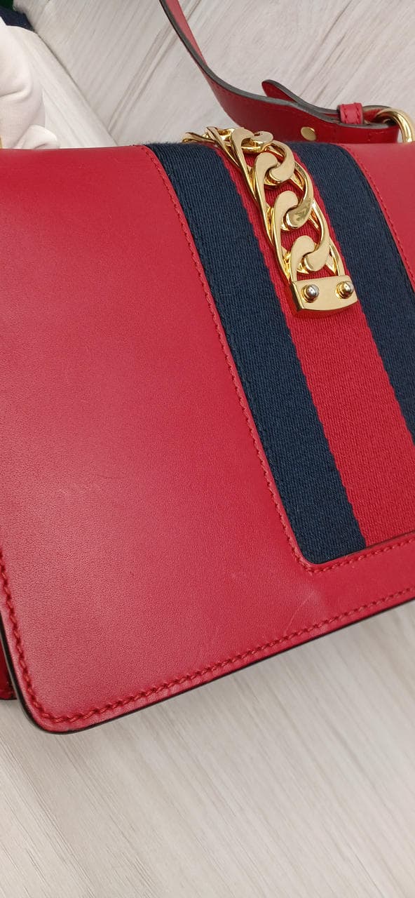 Sylvie Leather Shoulder Bag 421882 12