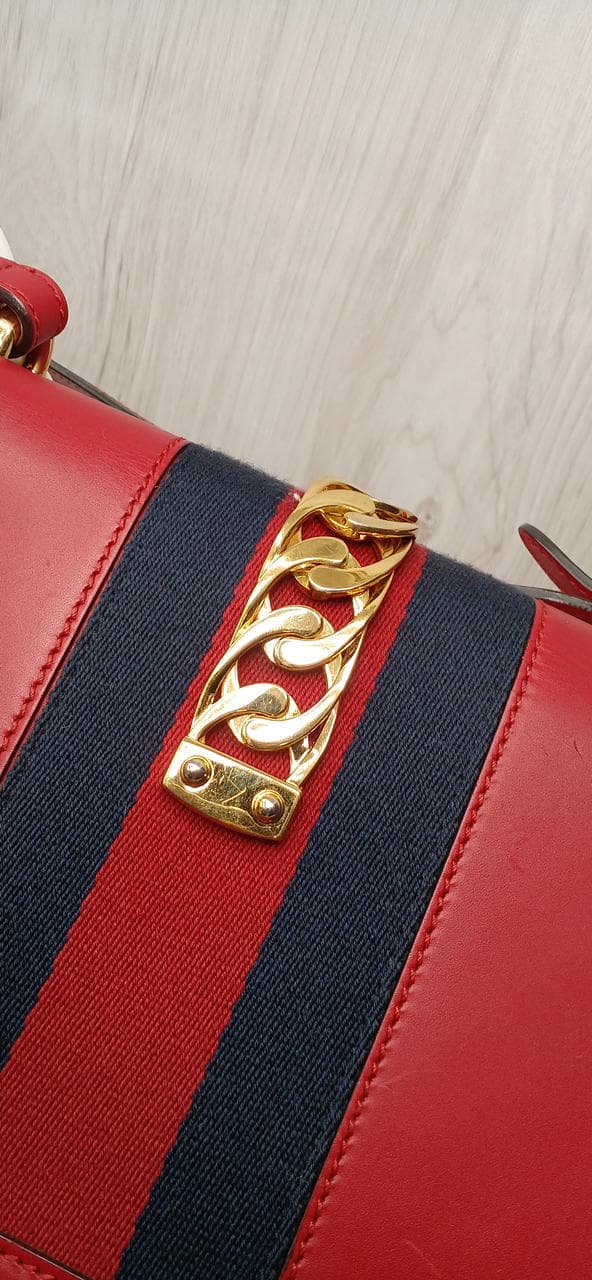 Sylvie Leather Shoulder Bag 421882 15