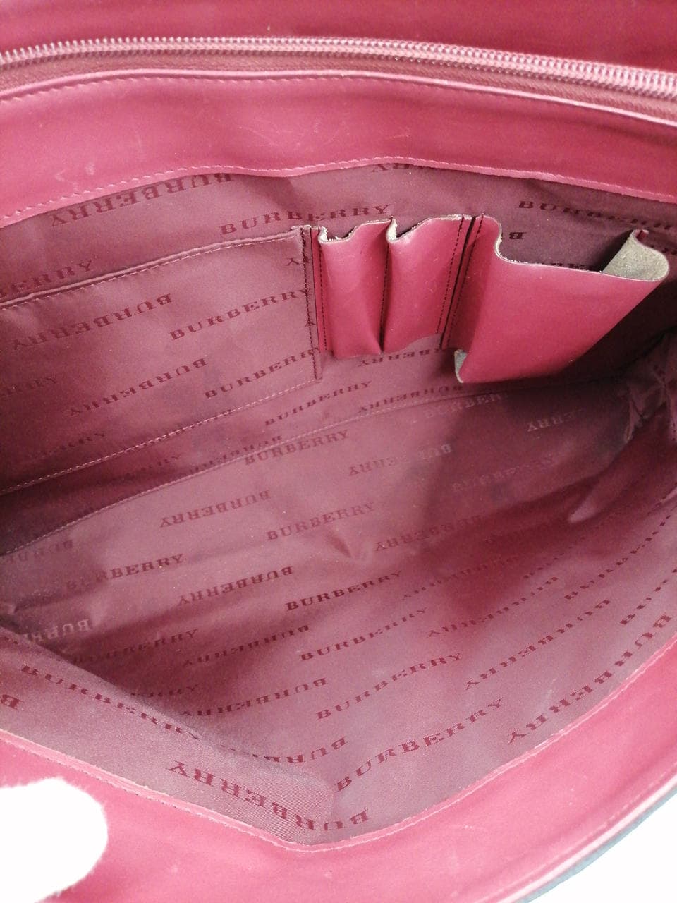 Stitched Tote Bag: Black and Red 11