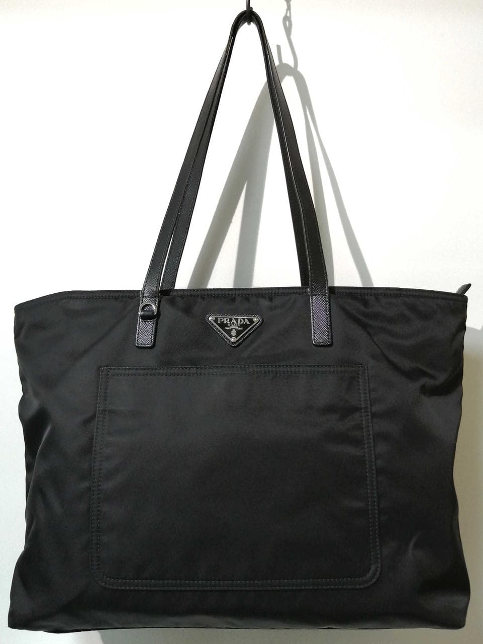 Nylon tote bag 1BG052, sticky handle