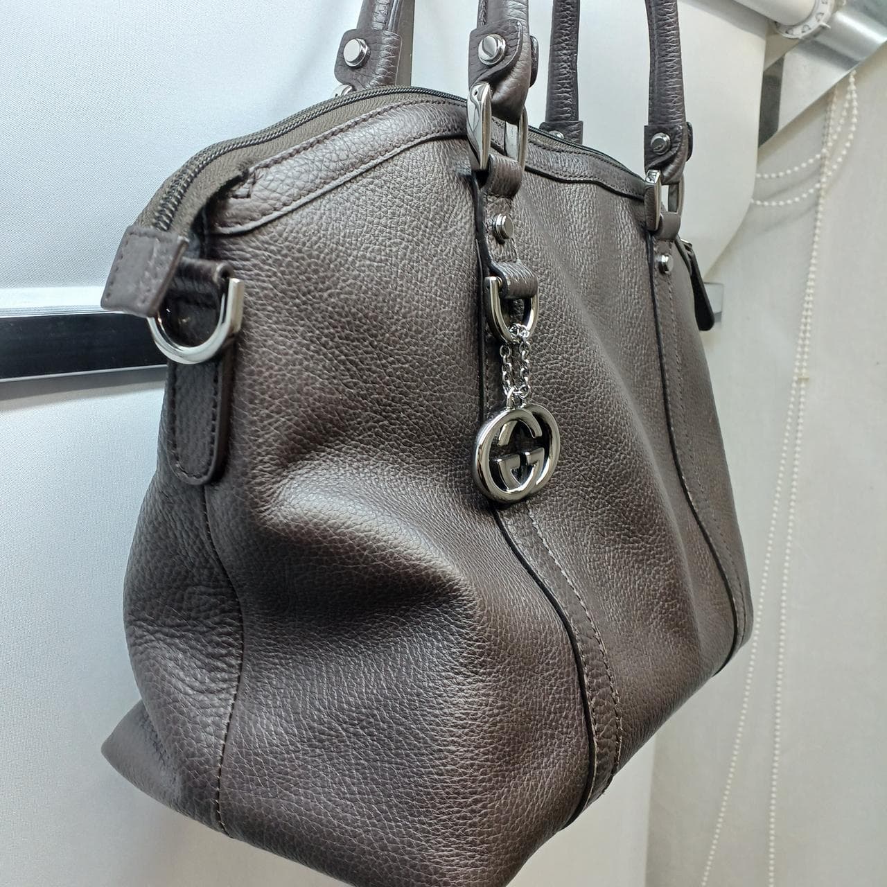 2WAY Bag D.BRN/341503 524947/Corners Scratched 3