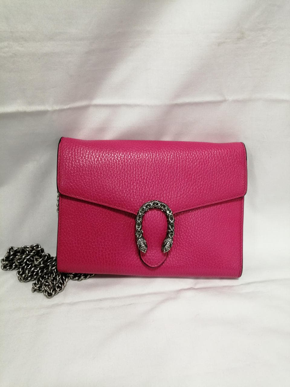 Dionysus Leather Shoulder Bag PNK/401231-493075