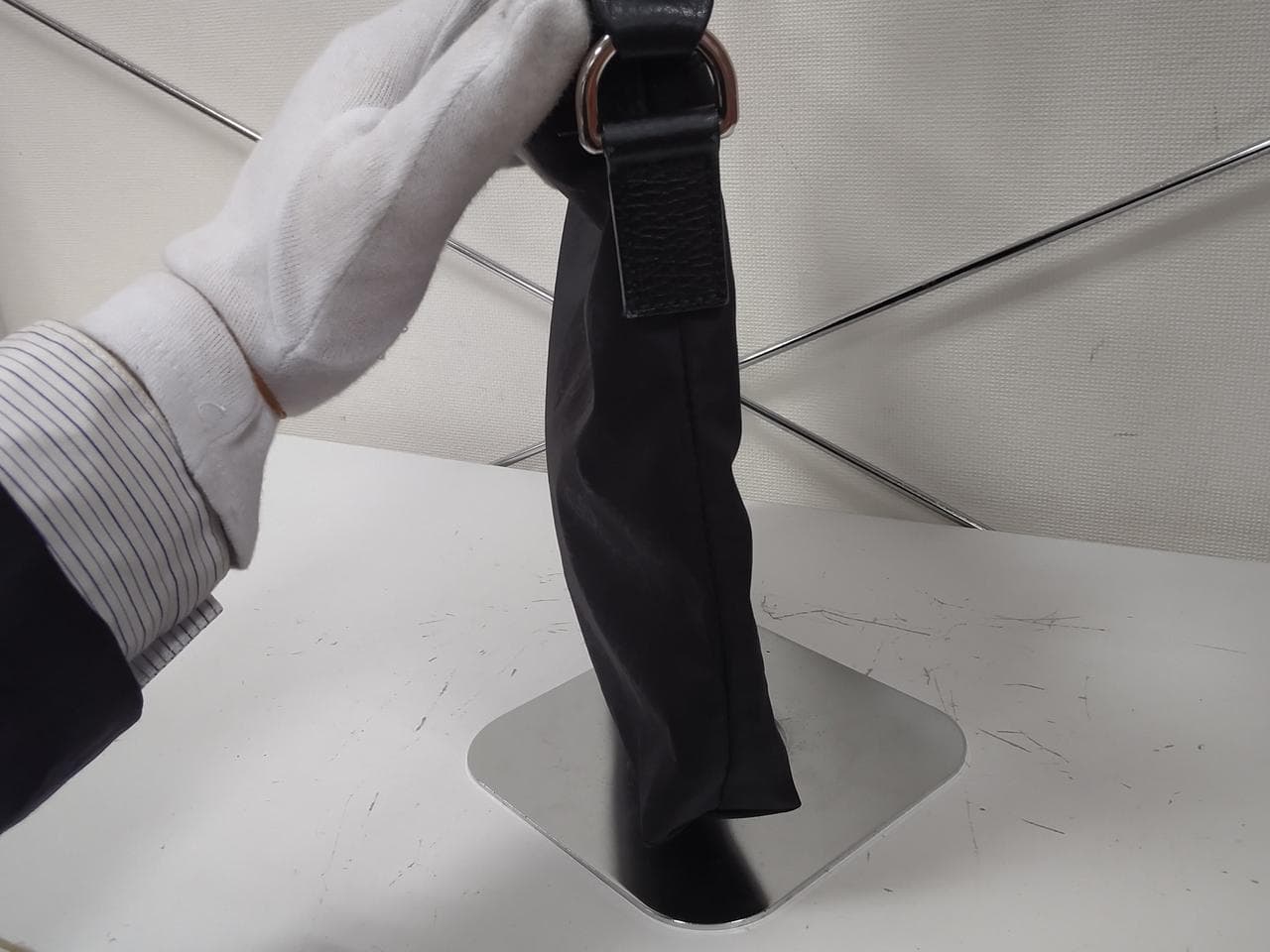 Nylon shoulder bag 510342/BLK 6