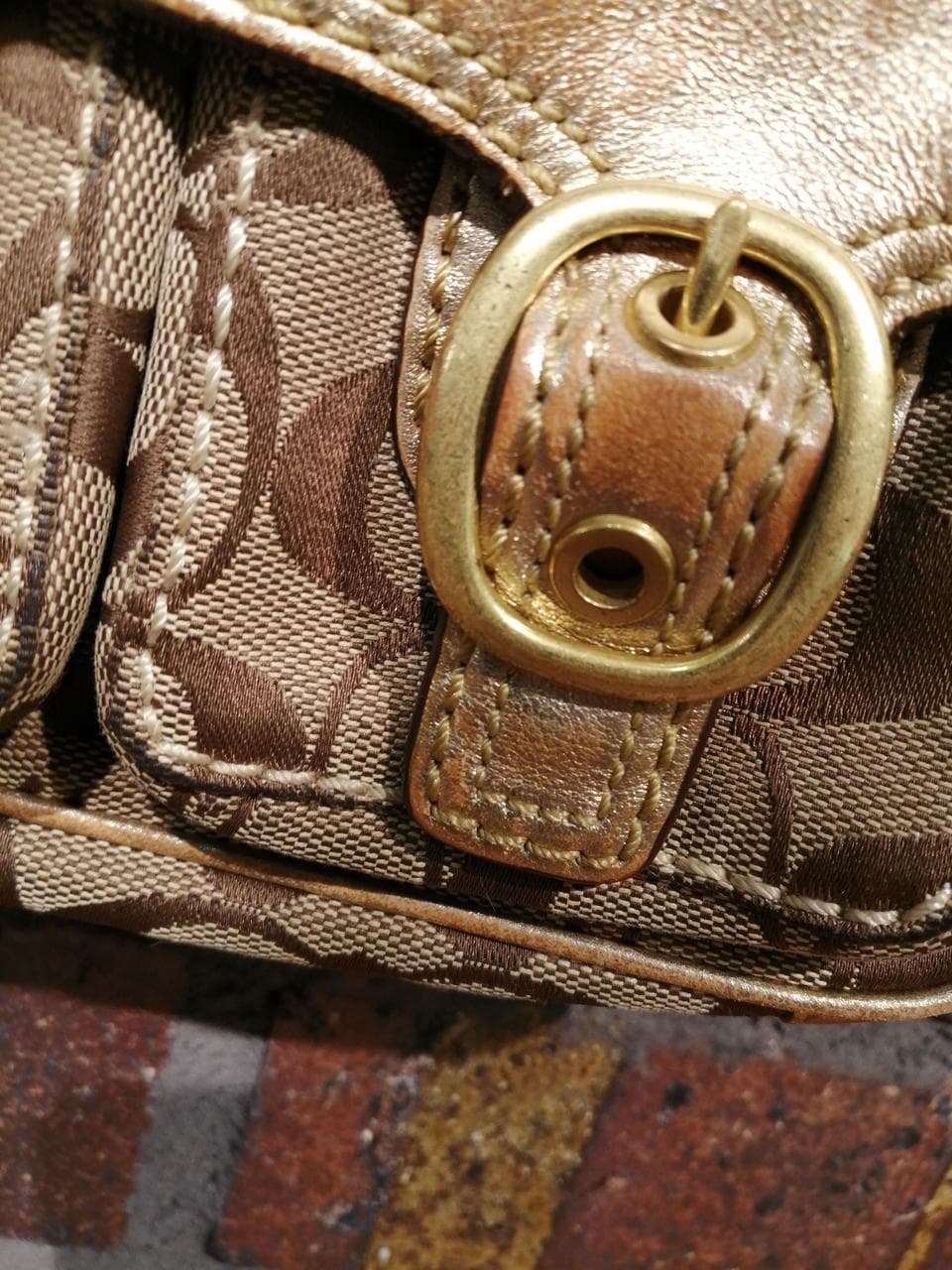 Shoulder bag all-over pattern/GLD/11594 4